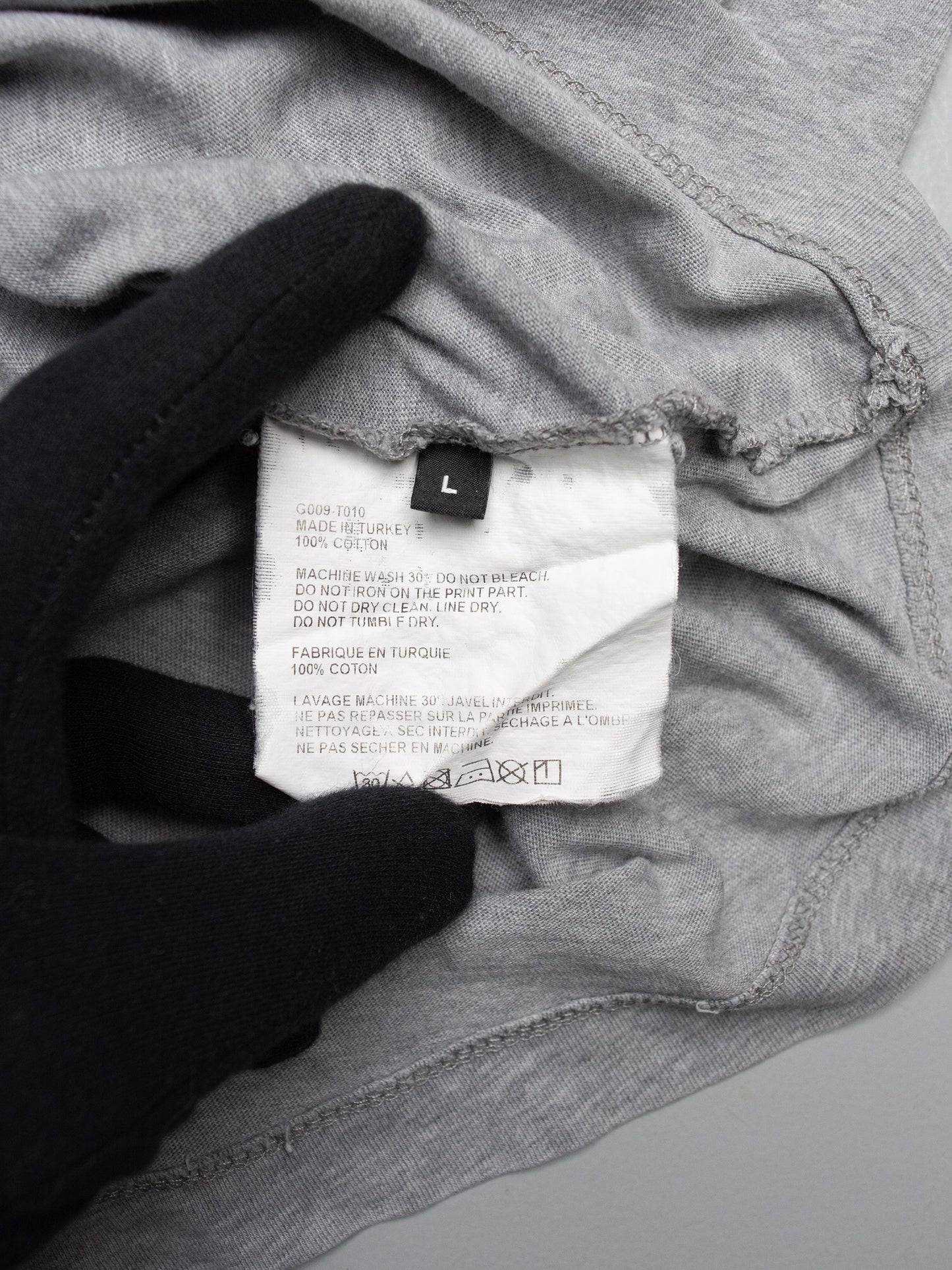 Gosha Rubchinskiy A/W 2016 "Save & Protect" t-shirt (grey) - size L