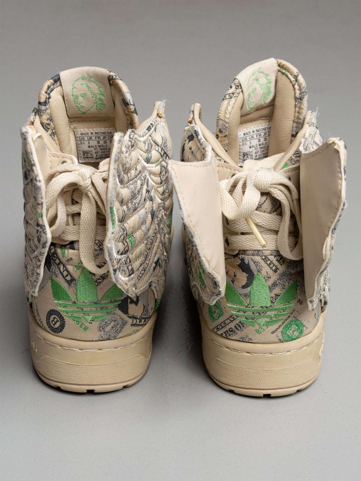 adidas Originals by Jeremy Scott A/W 2013 JS Wings 2.0 Money - size 38