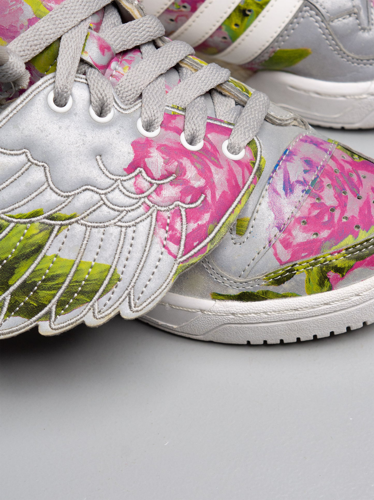 adidas Originals by Jeremy Scott S/S 2015 JS Wings Floral - size 37 1/3