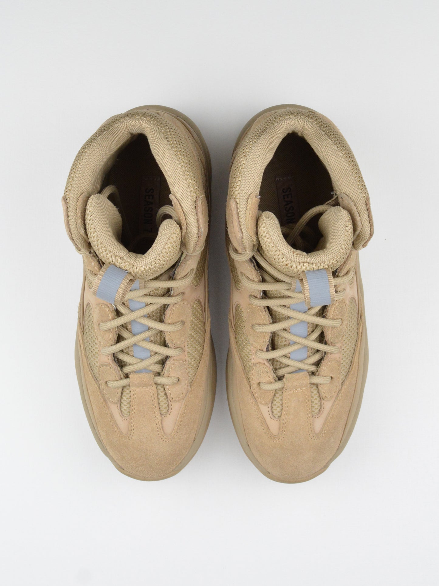 YEEZY Season 7 (2018) - Thick Suede, Mesh and Nubuck Desert Boot (Taupe) - size 40