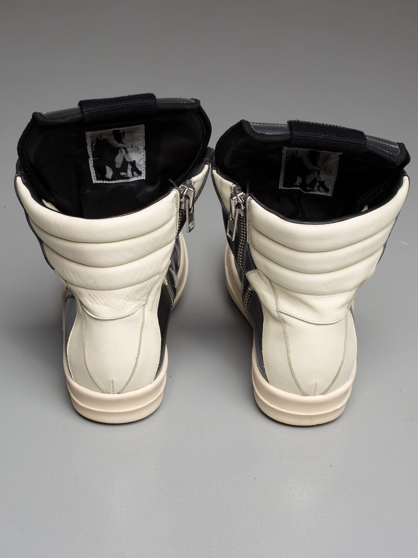 Rick Owens S/S 2015 Dirty Silver Geobasket - size 40