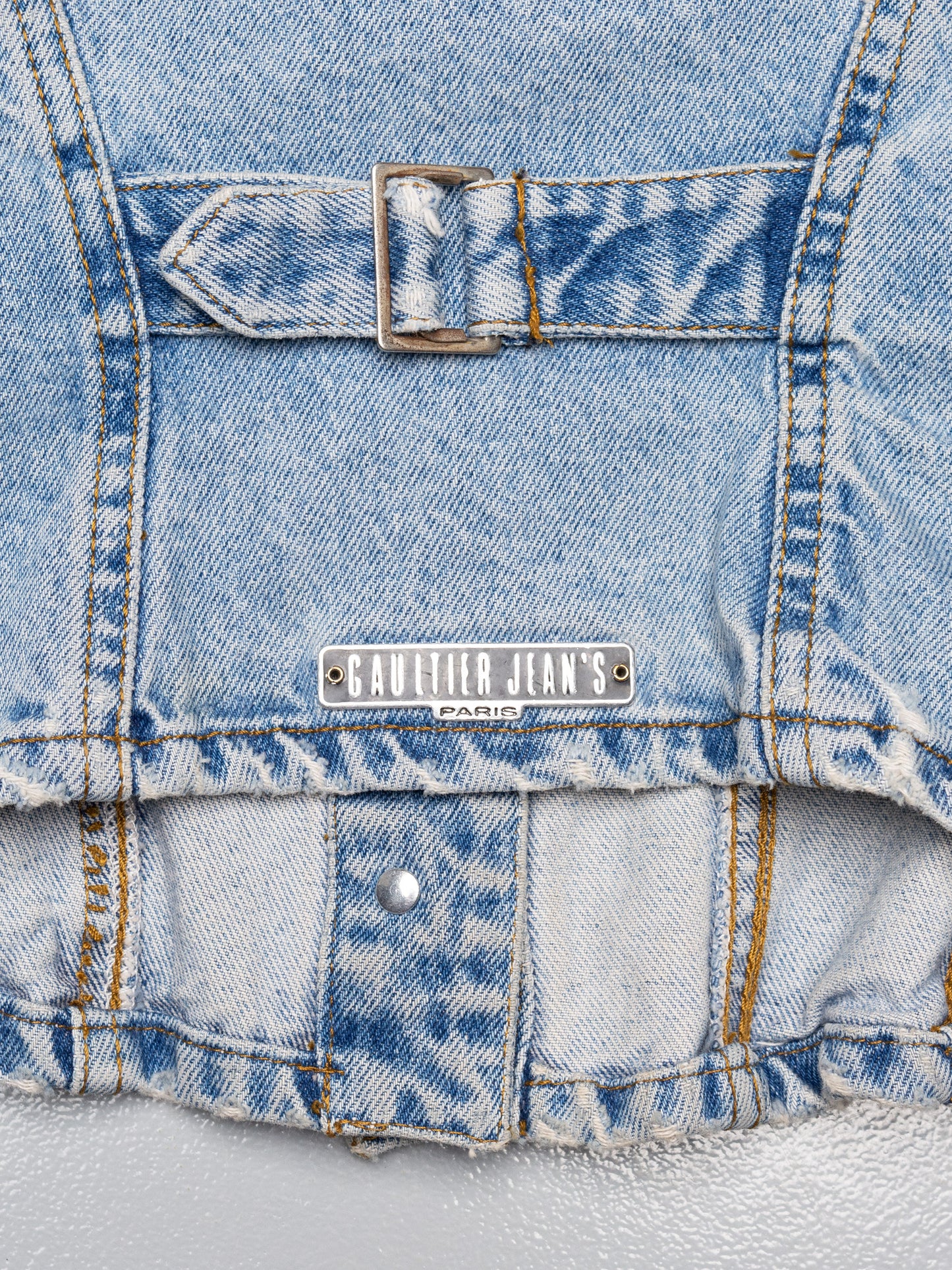 vintage Gaultier Jean's women's denim jacket - size 40
