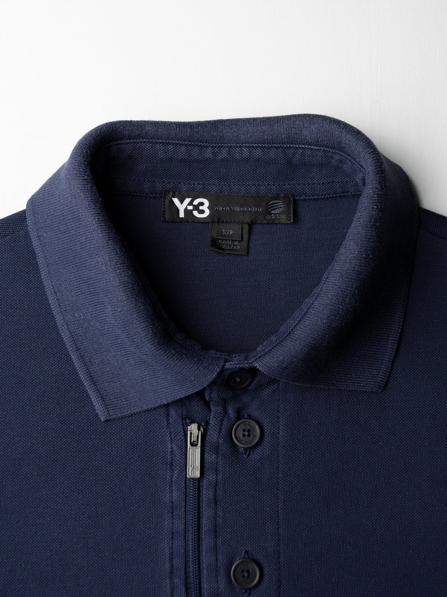 Y-3 - S/S 2010 - polo with zipper detail - size S