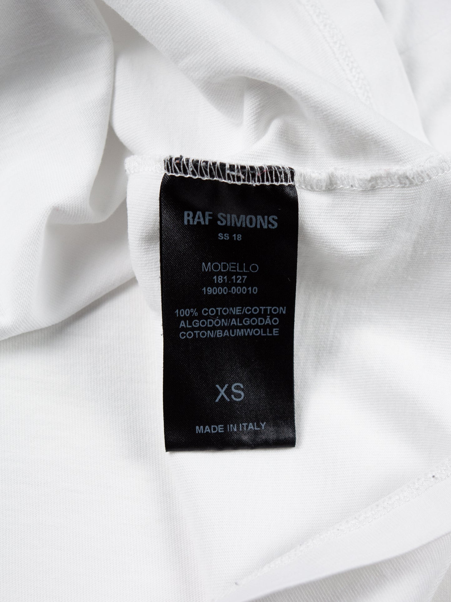 Raf Simons X The Webster - S/S 2018 - "I Love NY" t-shirt - size XS