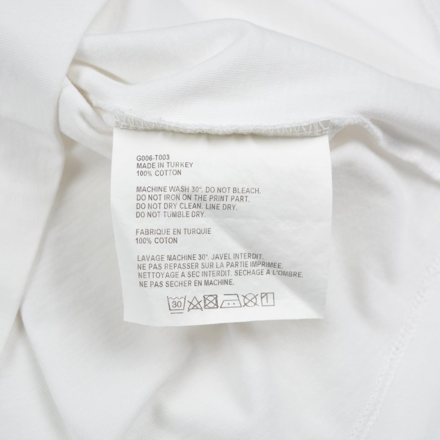 Gosha Rubchinskiy - S/S 2015 - OG logo t-shirt (white) - size M