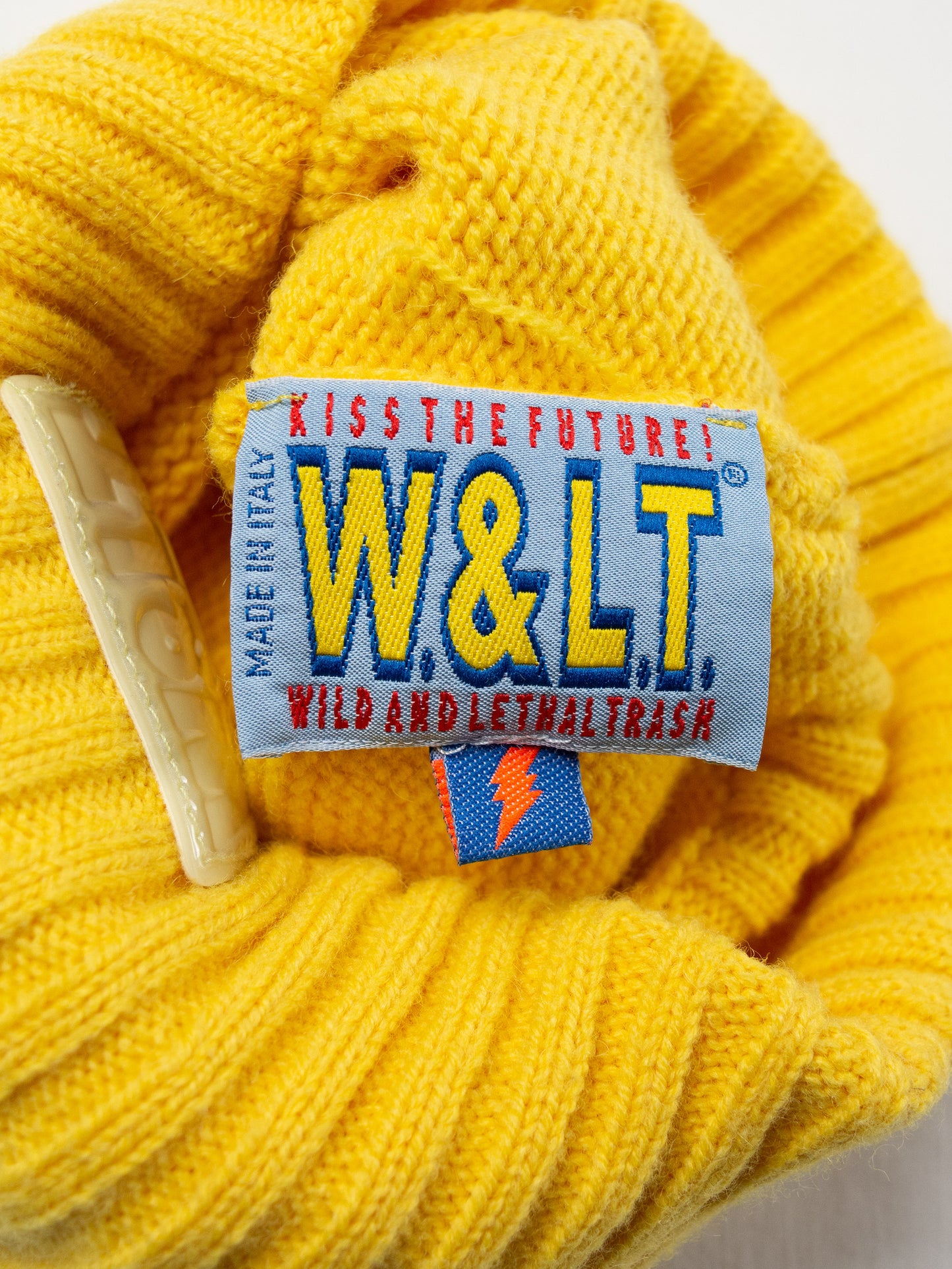 Wild & Lethal Trash - (vintage) - ribbed cuff beanie (yellow)