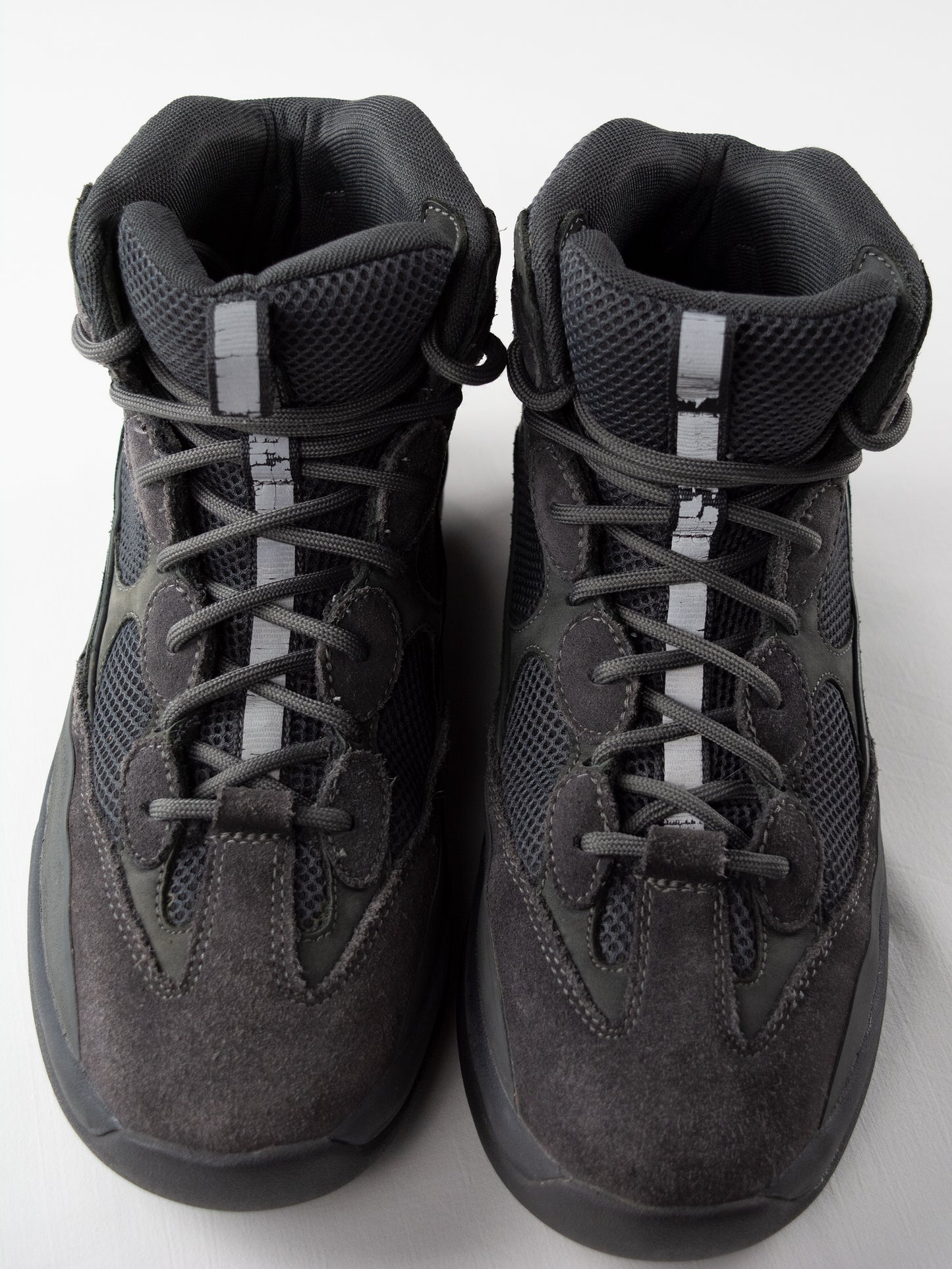 YEEZY Season 6 (2018) - Thick Suede, Mesh and Nubuck Desert Boot (Graphite) - size 45