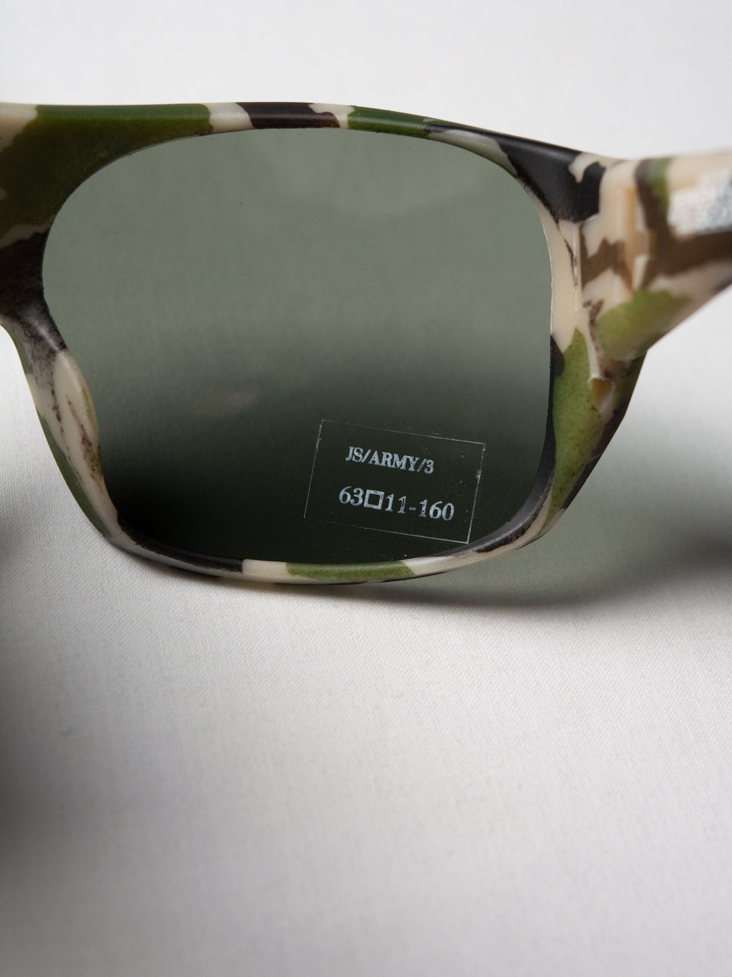 Linda Farrow X Jeremy Scott - S/S 2013 - army sunglasses (green camo)