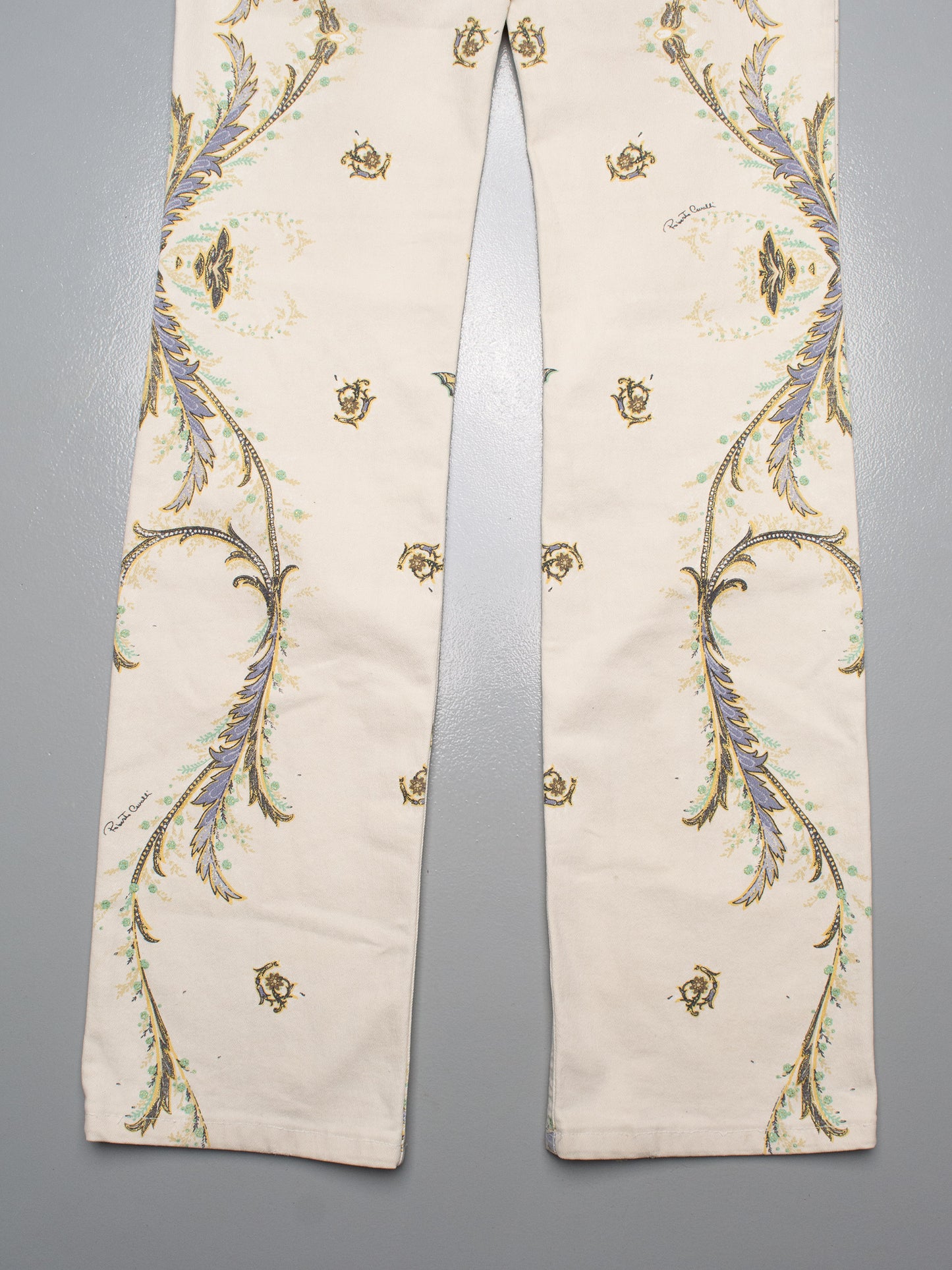 2000s Roberto Cavalli printed pants - women's size 42