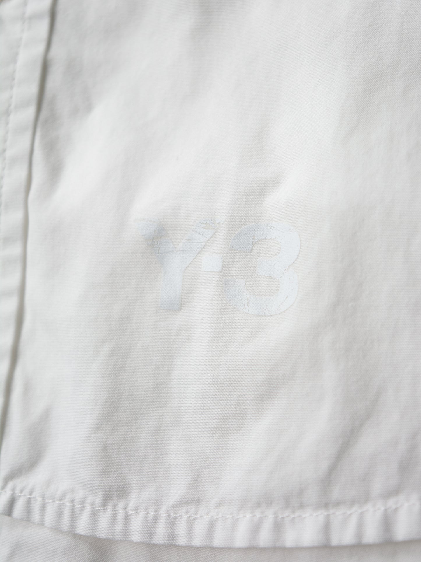 Y-3 - A/W 2011 - shirt with rib collar (white) - size L