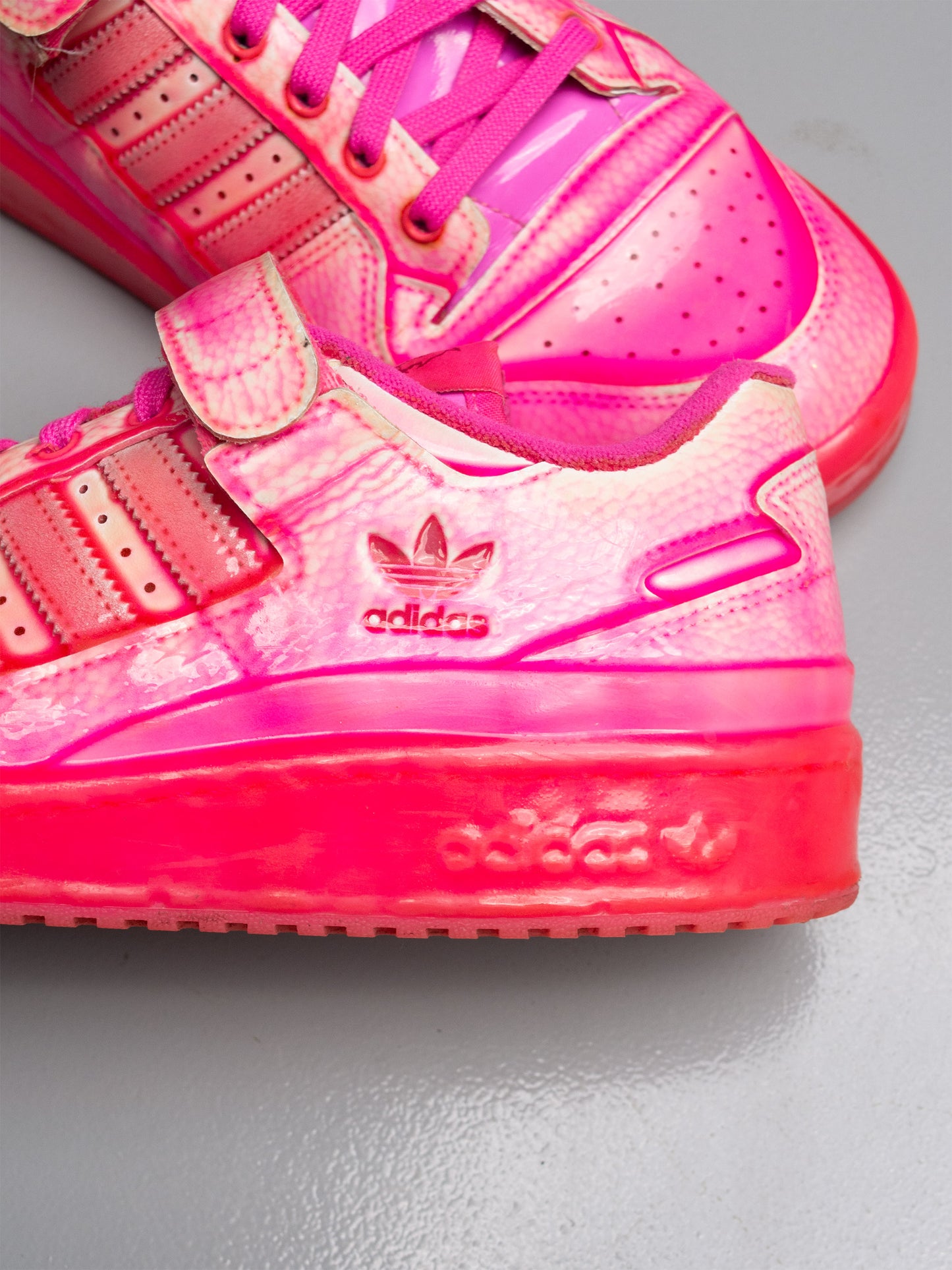 adidas Originals X Jeremy Scott 2021 JS Forum Dipped Low "Solar Pink" - size 44