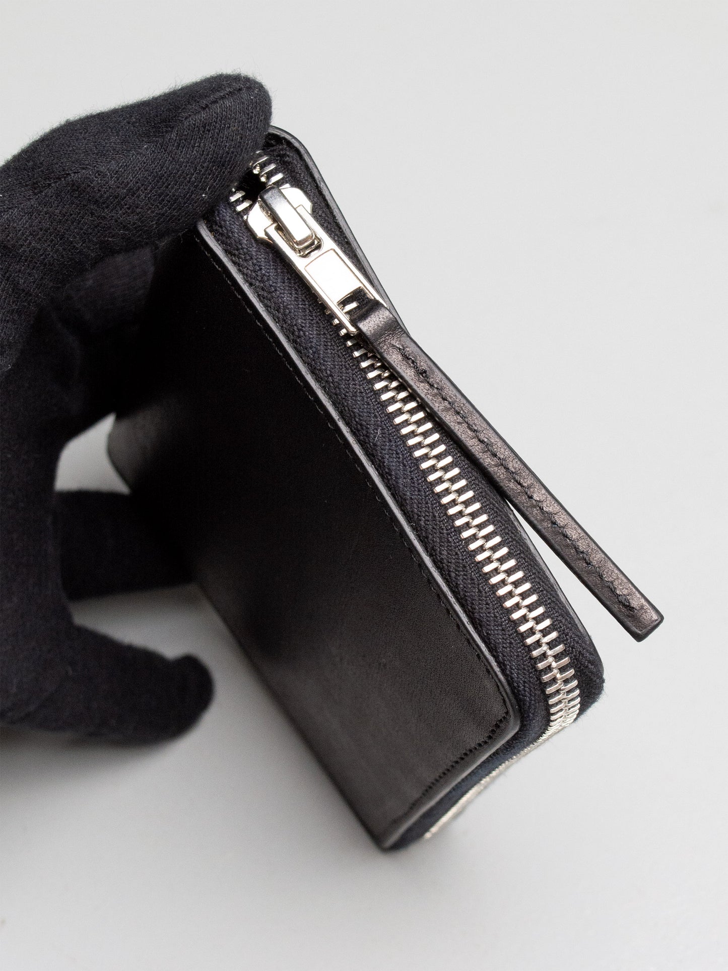 Rick Owens - leather zipped wallet