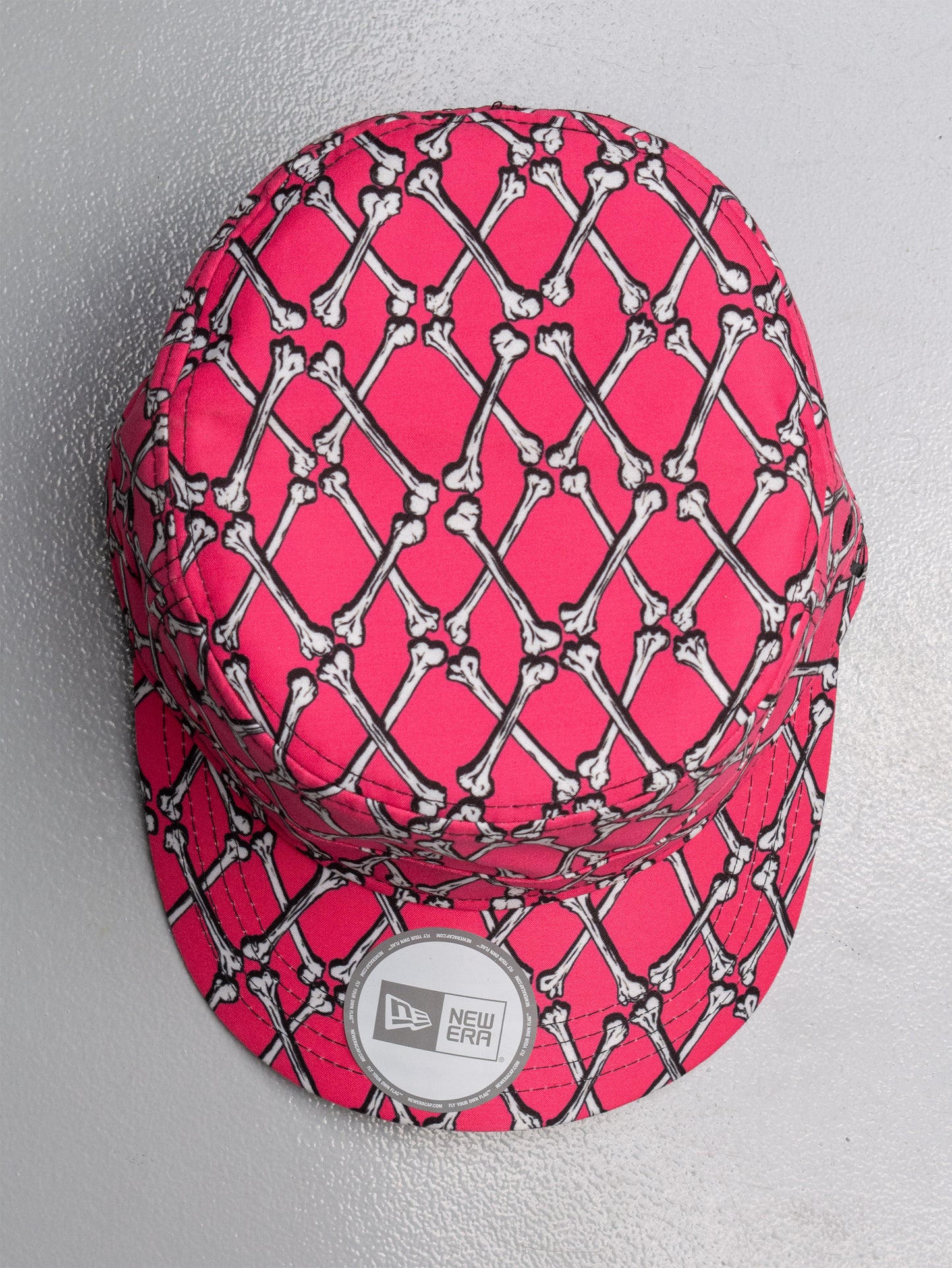 New Era X Jeremy Scott - A/W 2013 - Bones Argyle Military Cap - size S