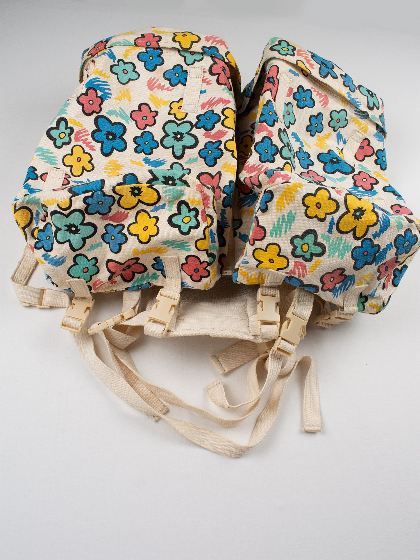 Bernhard Willhelm - S/S 2003 - floral double backpack