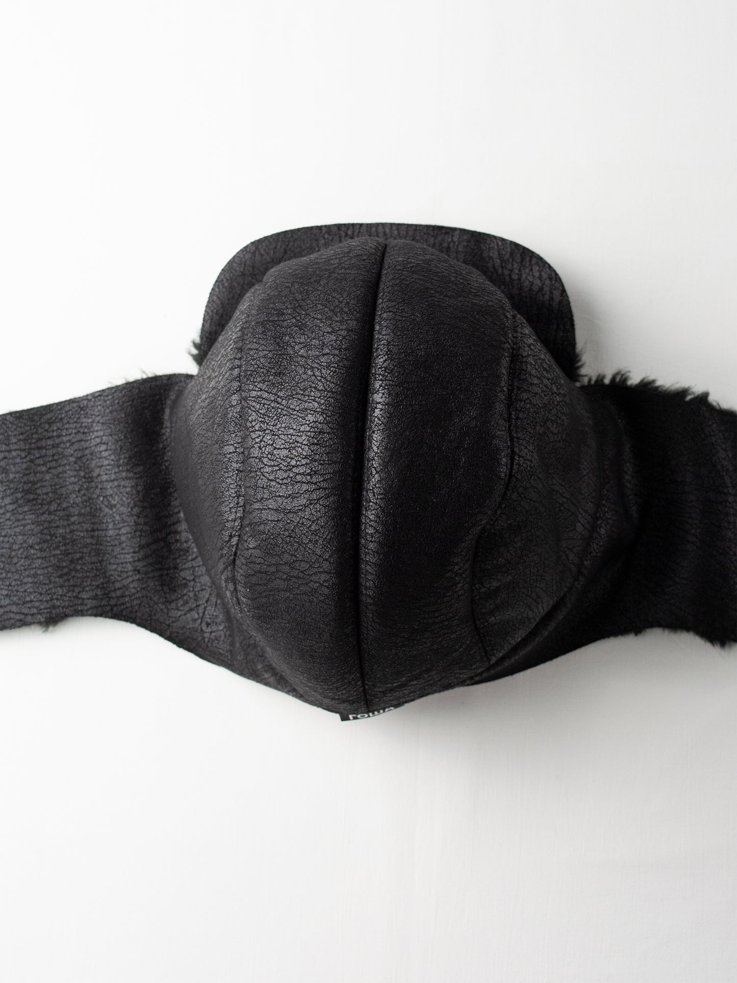 Gosha Rubchinskiy - A/W 2016 - faux leather chapka hat (black) - size M