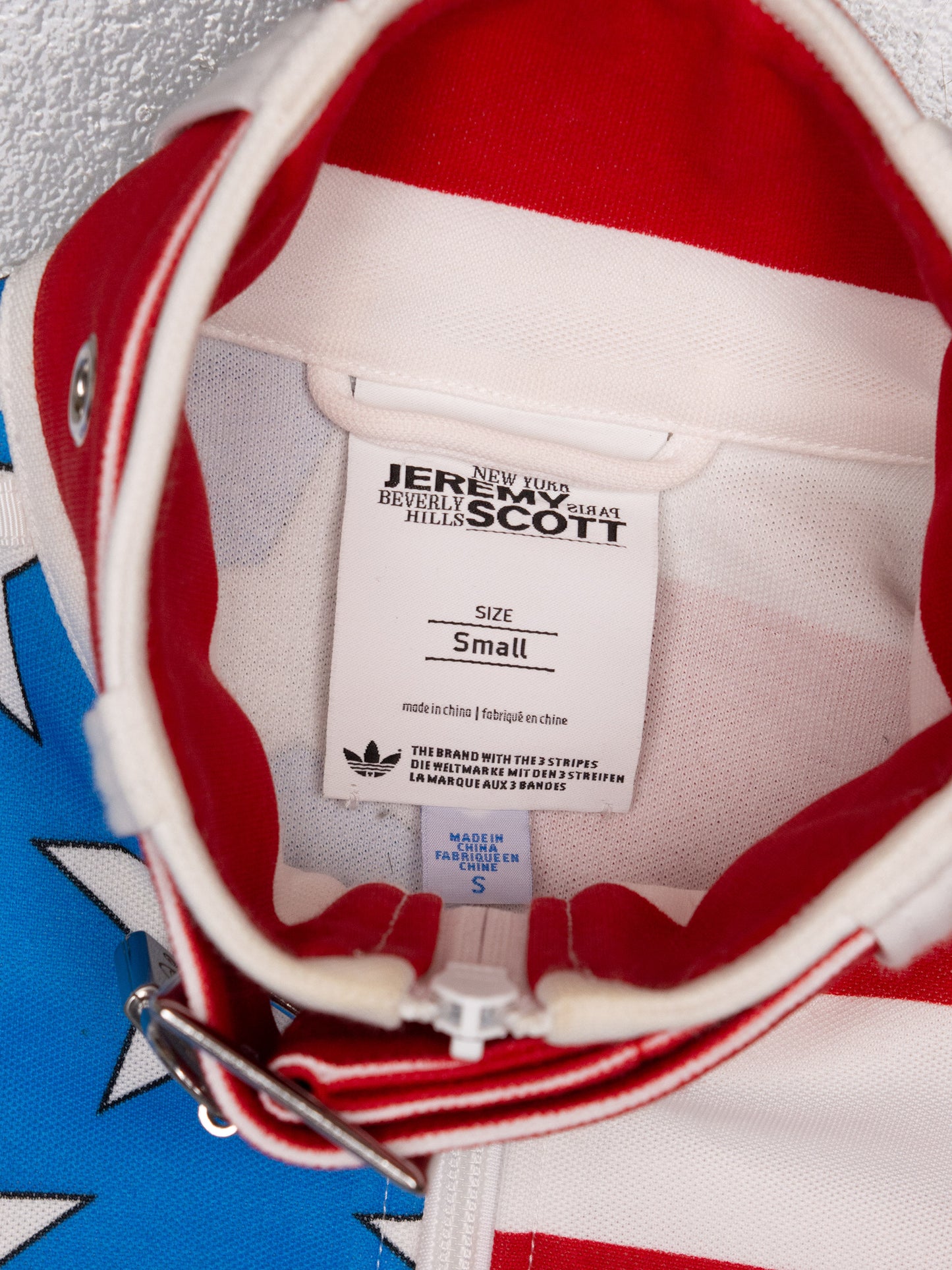 adidas Originals by Jeremy Scott S/S 2012 JS Stars & Stripes Track Top - size S