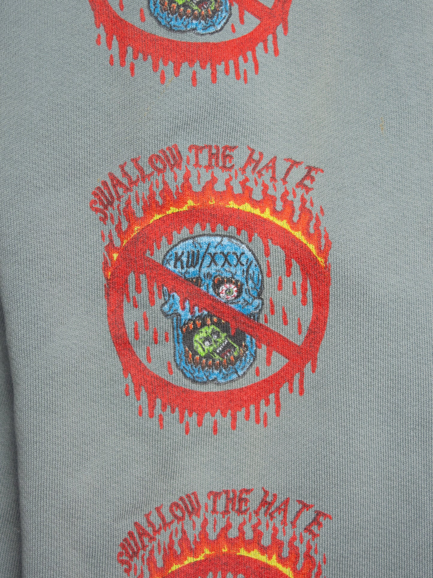 YEEZY Season 6 (2018) - Kanye West X XXXTENTACION hoodie (Glacier) - size M