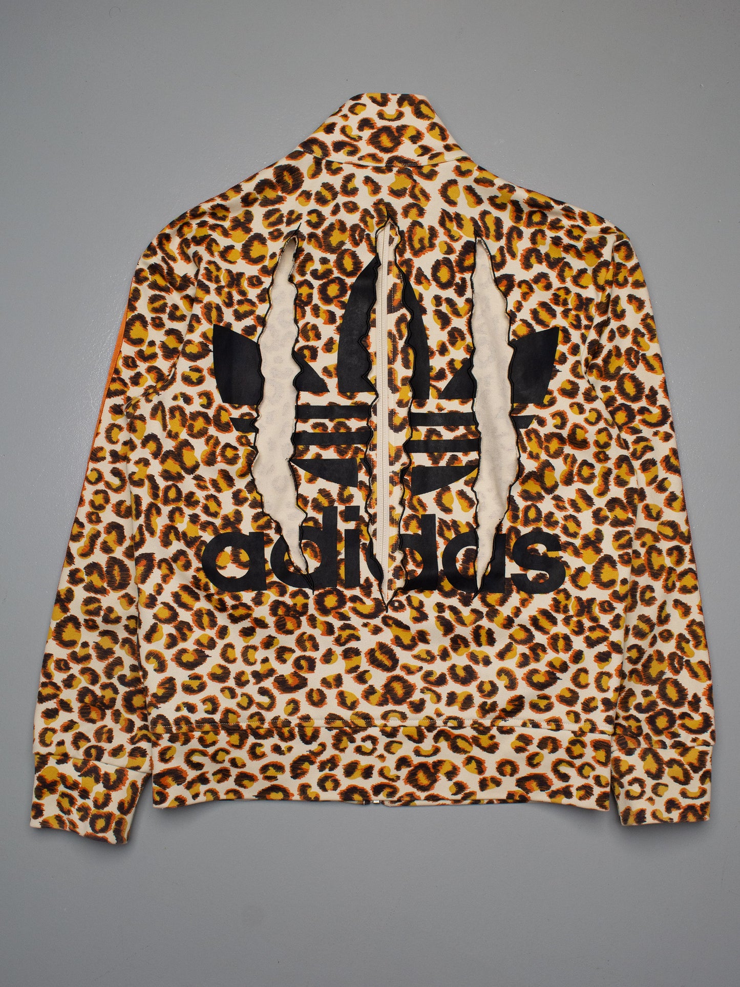 adidas Originals by Jeremy Scott A/W 2011 Firebird Track Top Leopard - men's size S