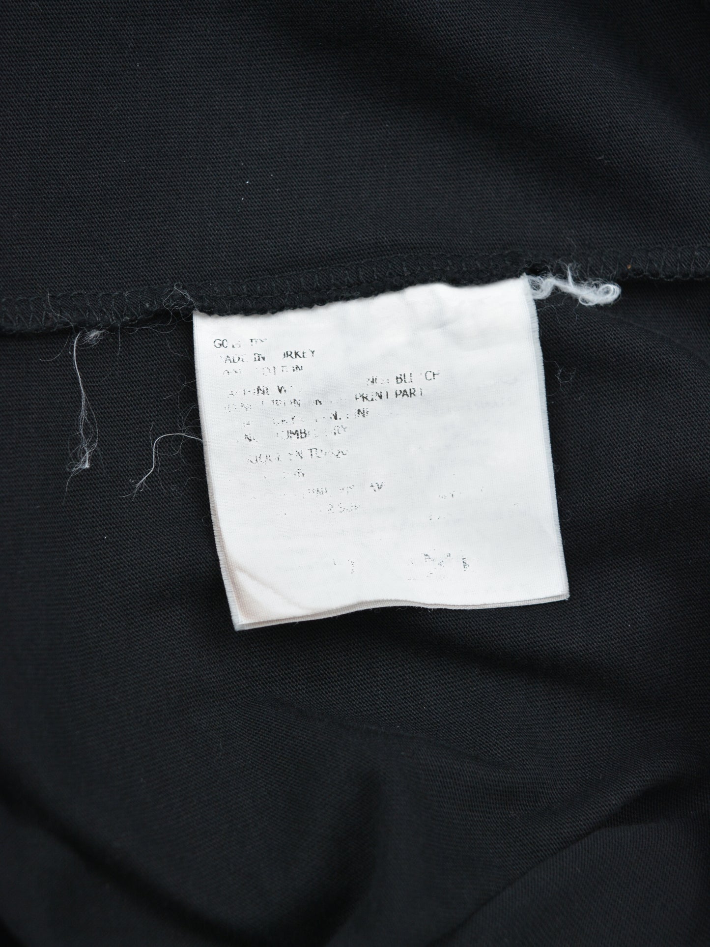 Gosha Rubchinskiy - A/W 2017 - logo t-shirt (black) - size XL