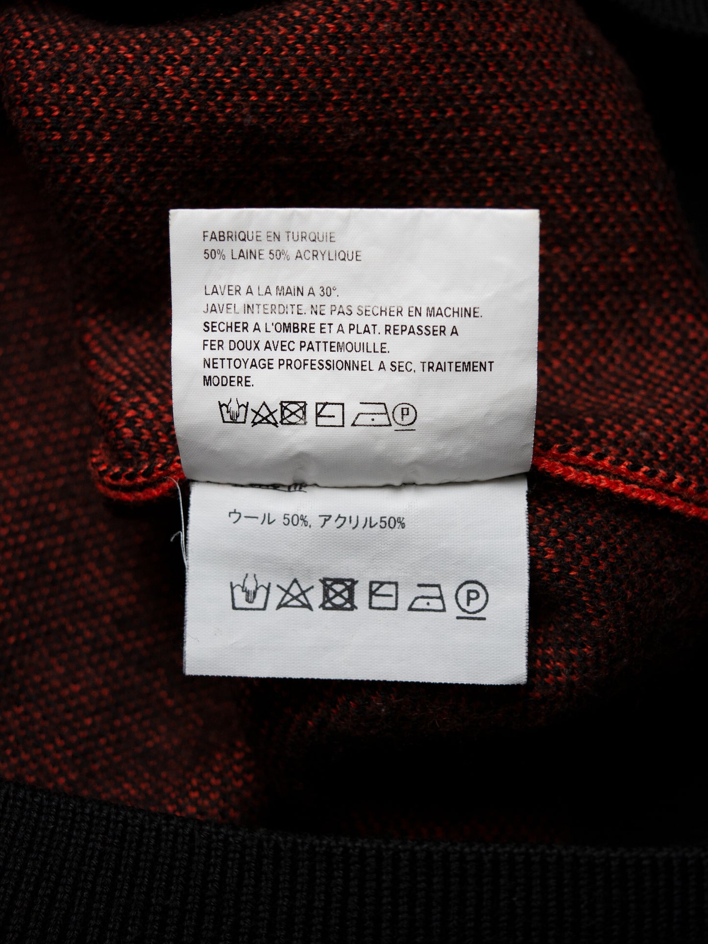 Gosha Rubchinskiy - A/W 2018 - "Enemy" turtleneck sweater (black)
