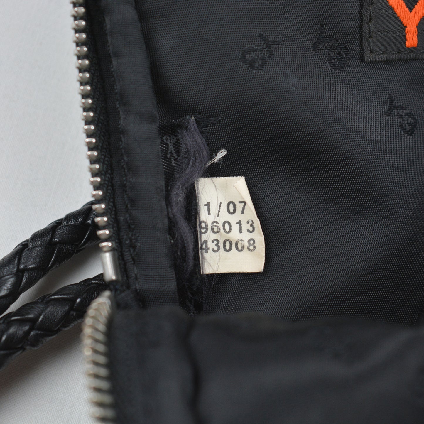 Y-3 - S/S 2008 - sling bag with woven leather strap (black)