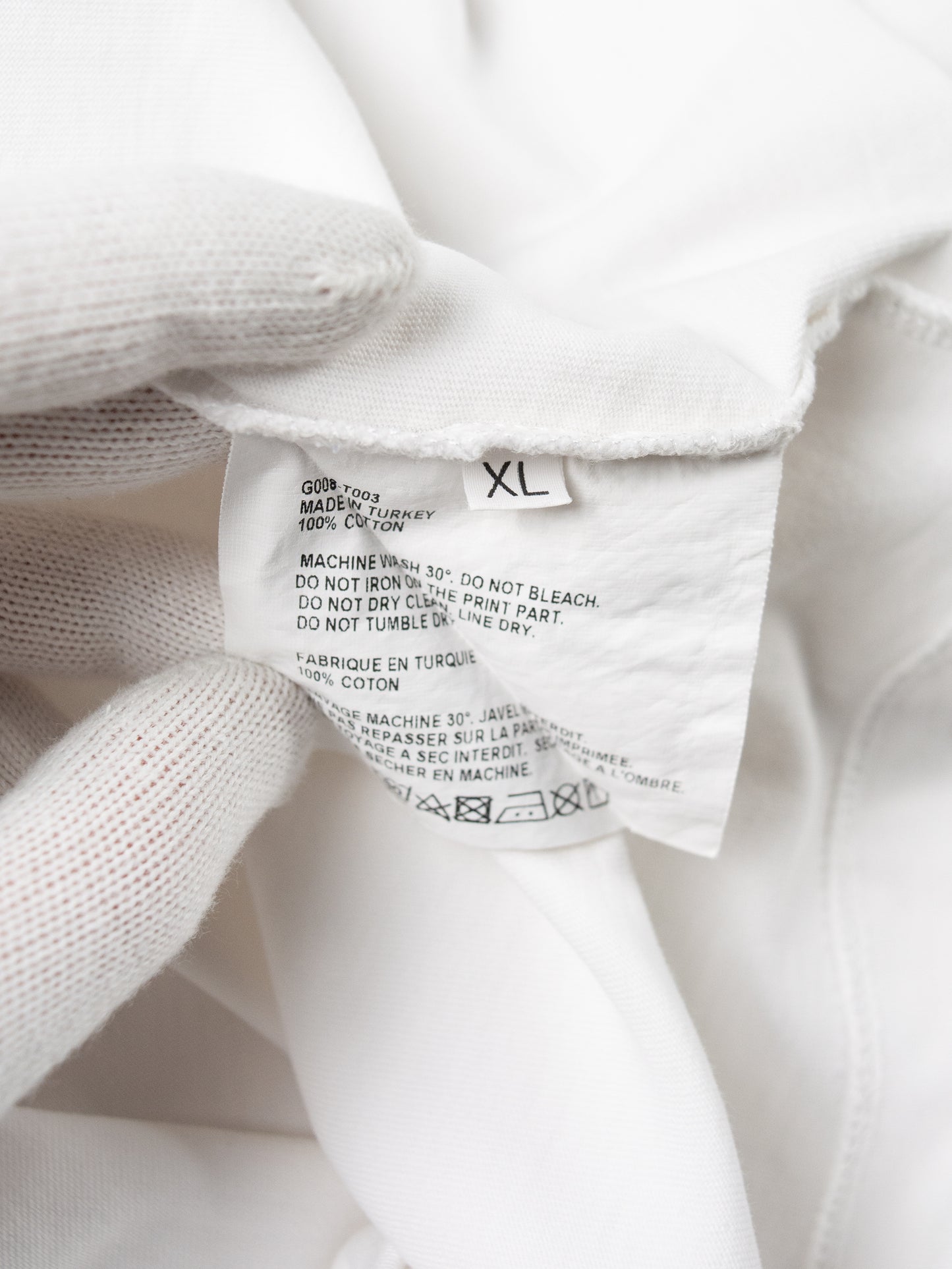Gosha Rubchinskiy - S/S 2016 - "1984" t-shirt (white) - size XL
