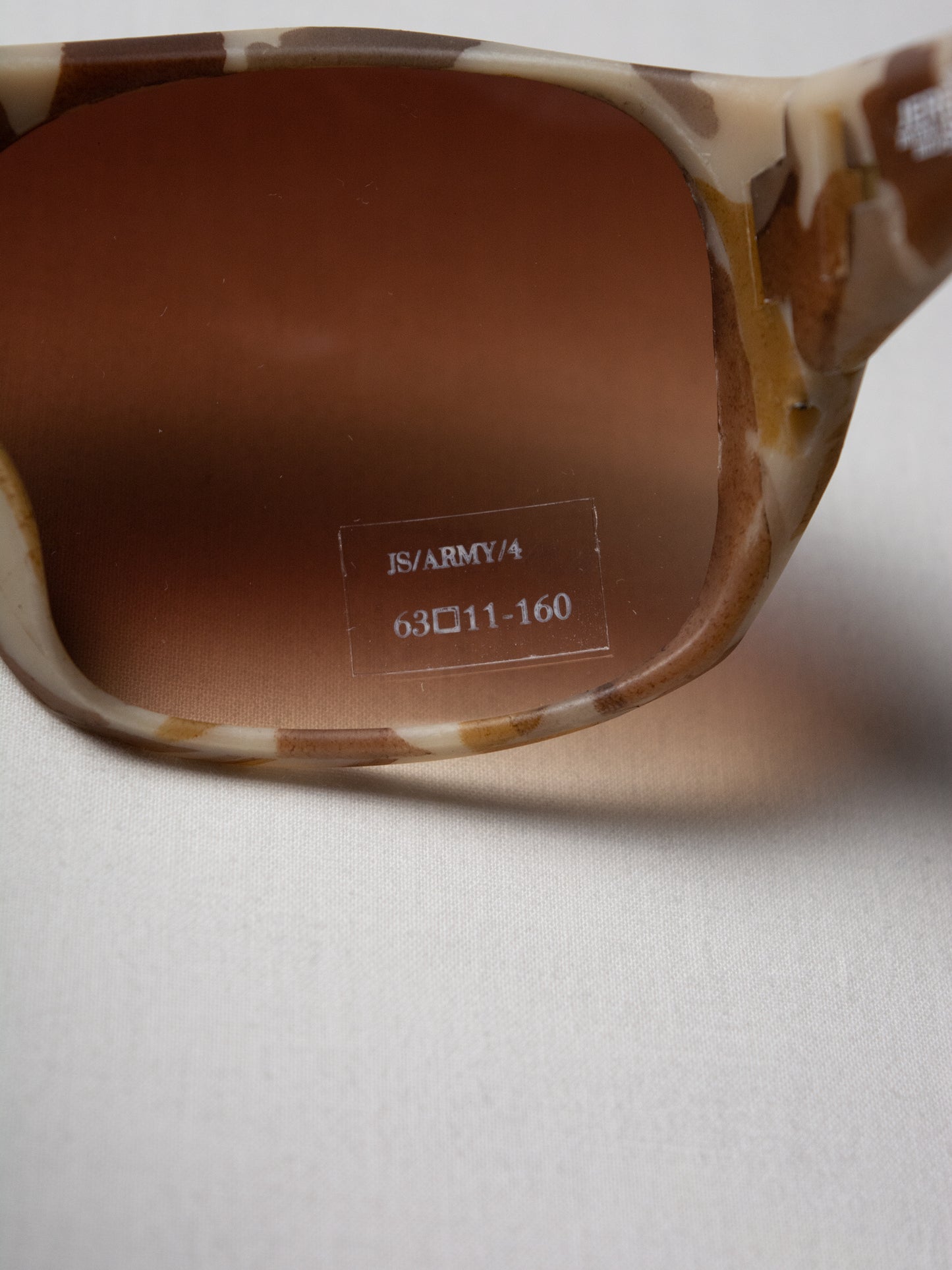 Linda Farrow X Jeremy Scott - S/S 2013 - army sunglasses (brown camo)