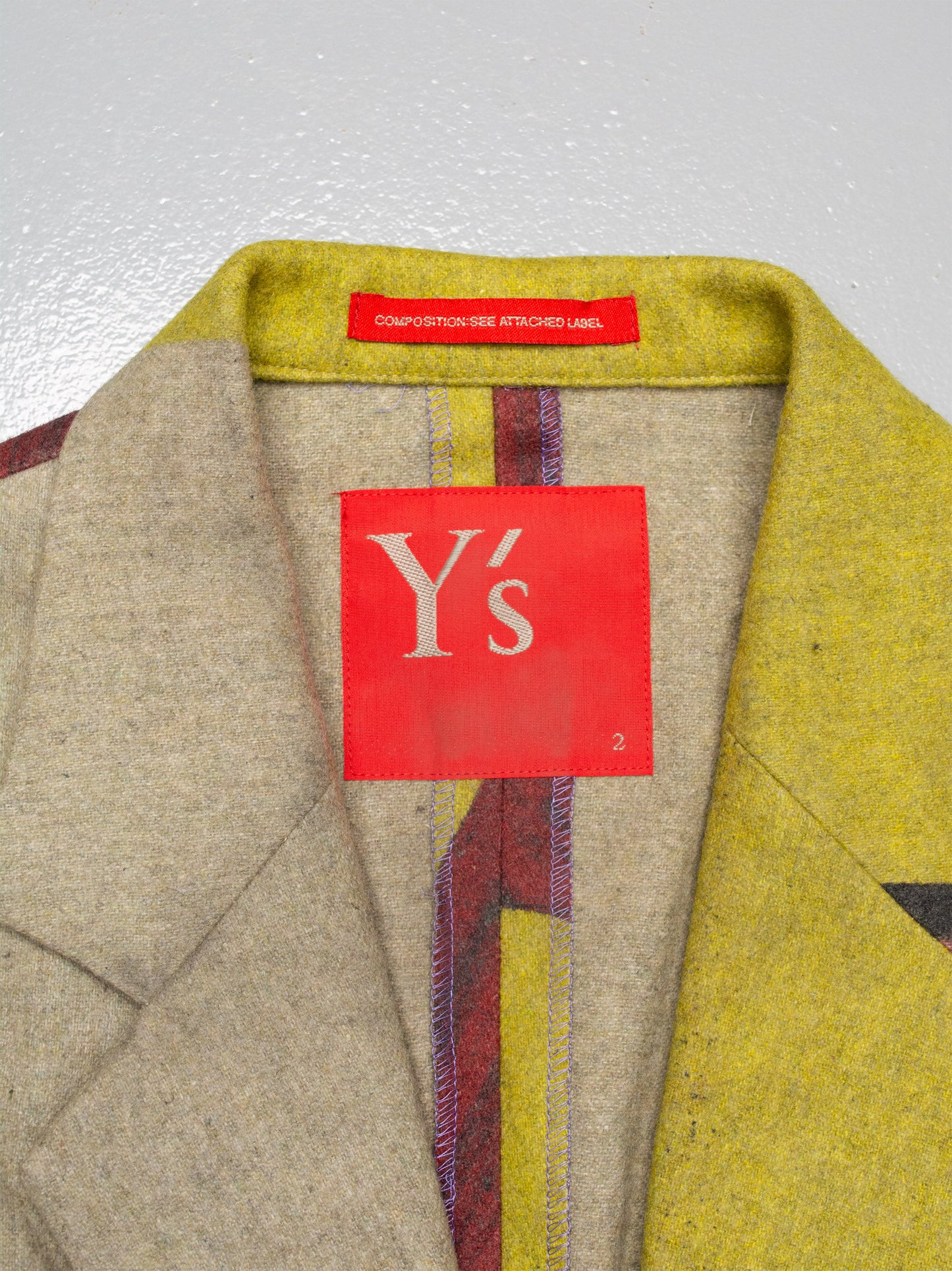 Y's Red Label X Kosumi Genta A/W 2007 women's blazer - size 2