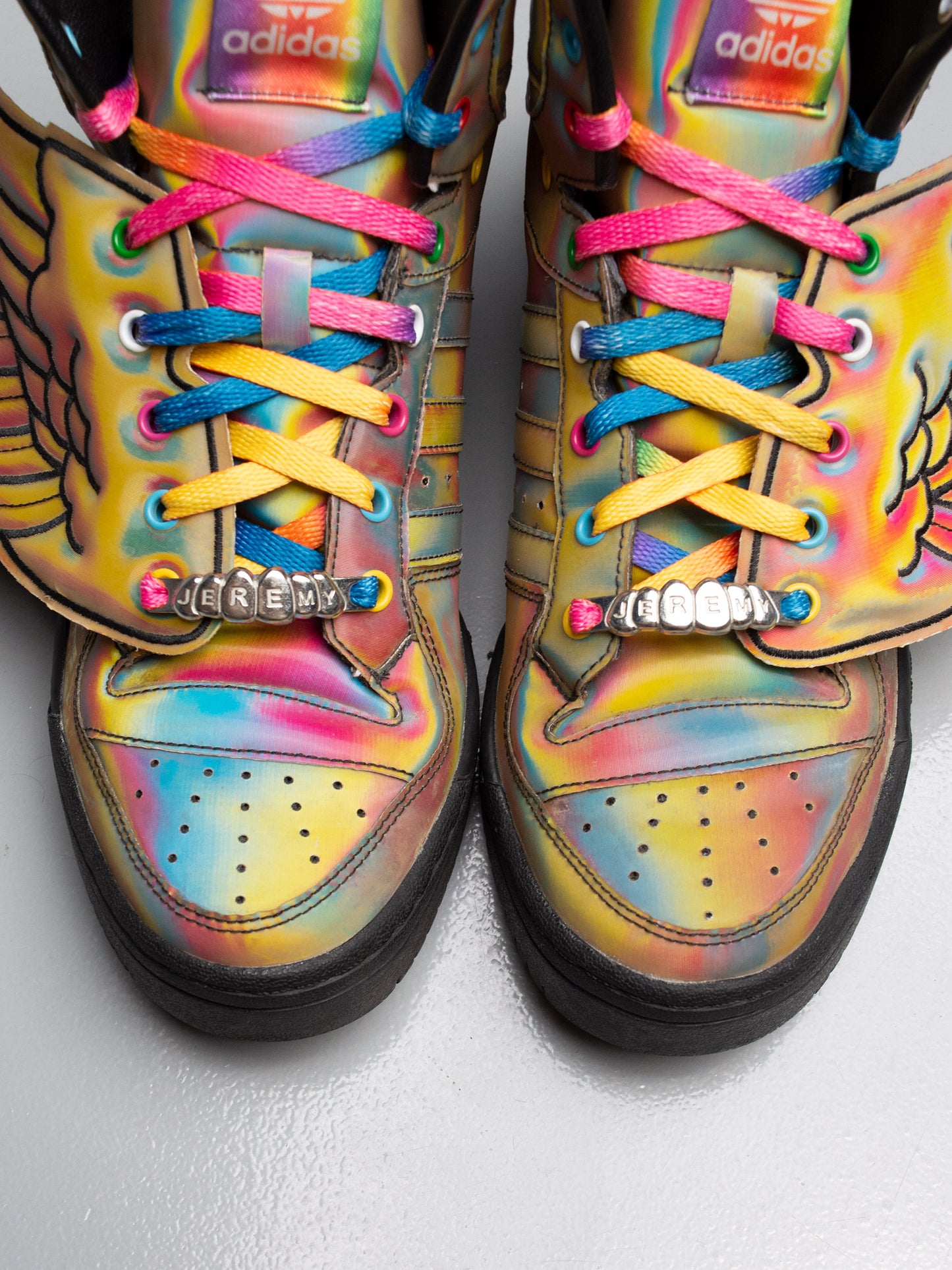 adidas Originals by Jeremy Scott S/S 2010 JS Wings "Rainbow" - size 42