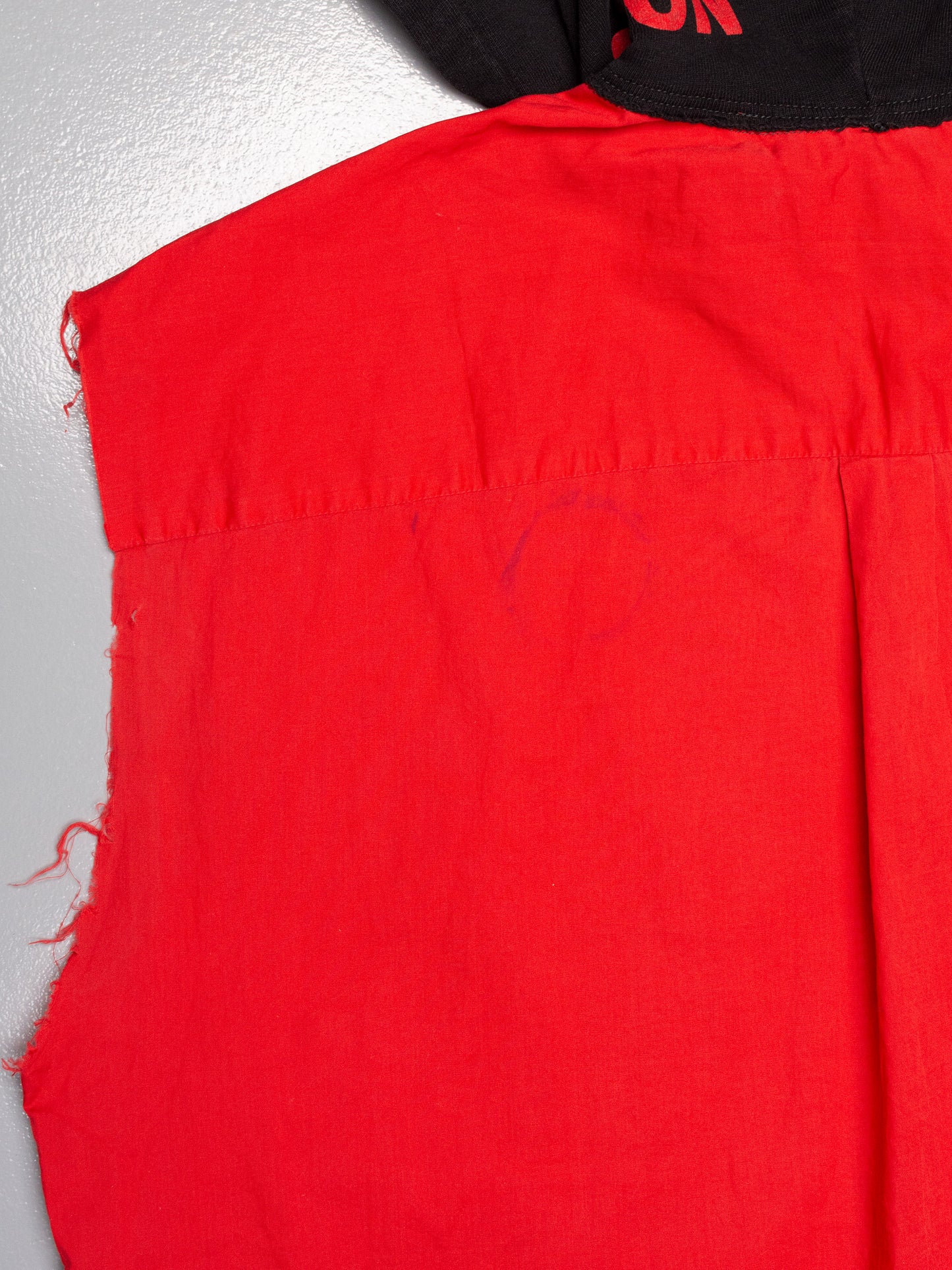 Raf Simons - S/S 2002 - sleeveless hooded shirt with patches - size 50