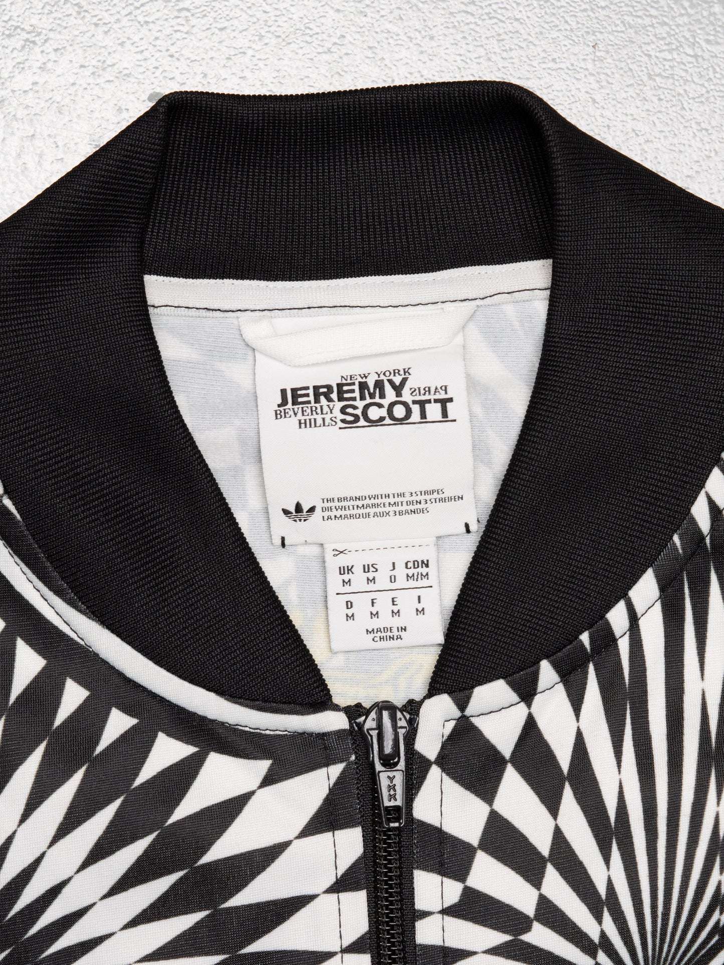 adidas Originals by Jeremy Scott - A/W 2013 - opart track jacket - men's size M