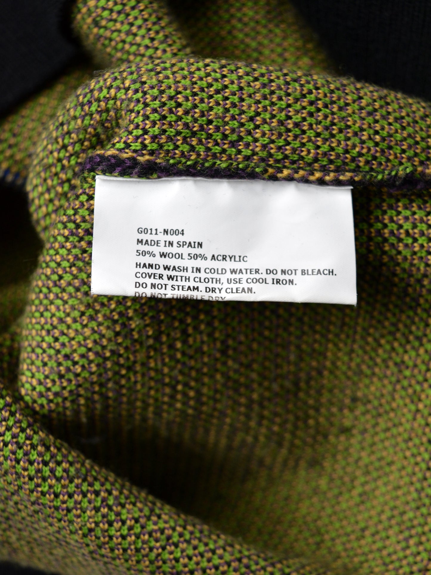 Gosha Rubchinskiy - A/W 2017 - Kazimir Malevich geometry turtleneck sweater (black) - size XL