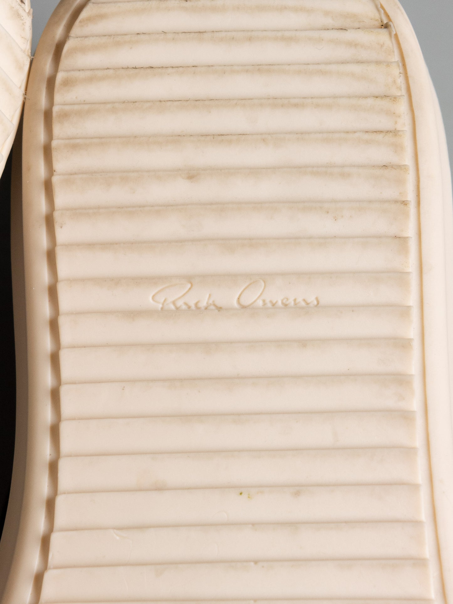 Rick Owens leather boat slip-on sneakers - size 40