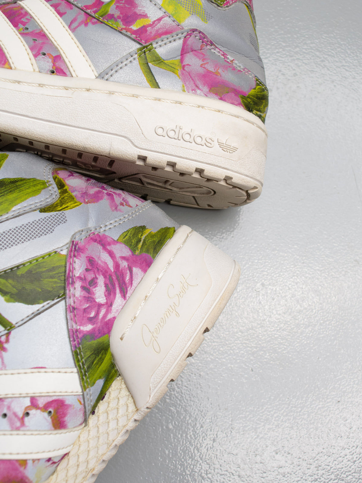 adidas Originals by Jeremy Scott S/S 2015 JS Wings Floral - size 39 1/3