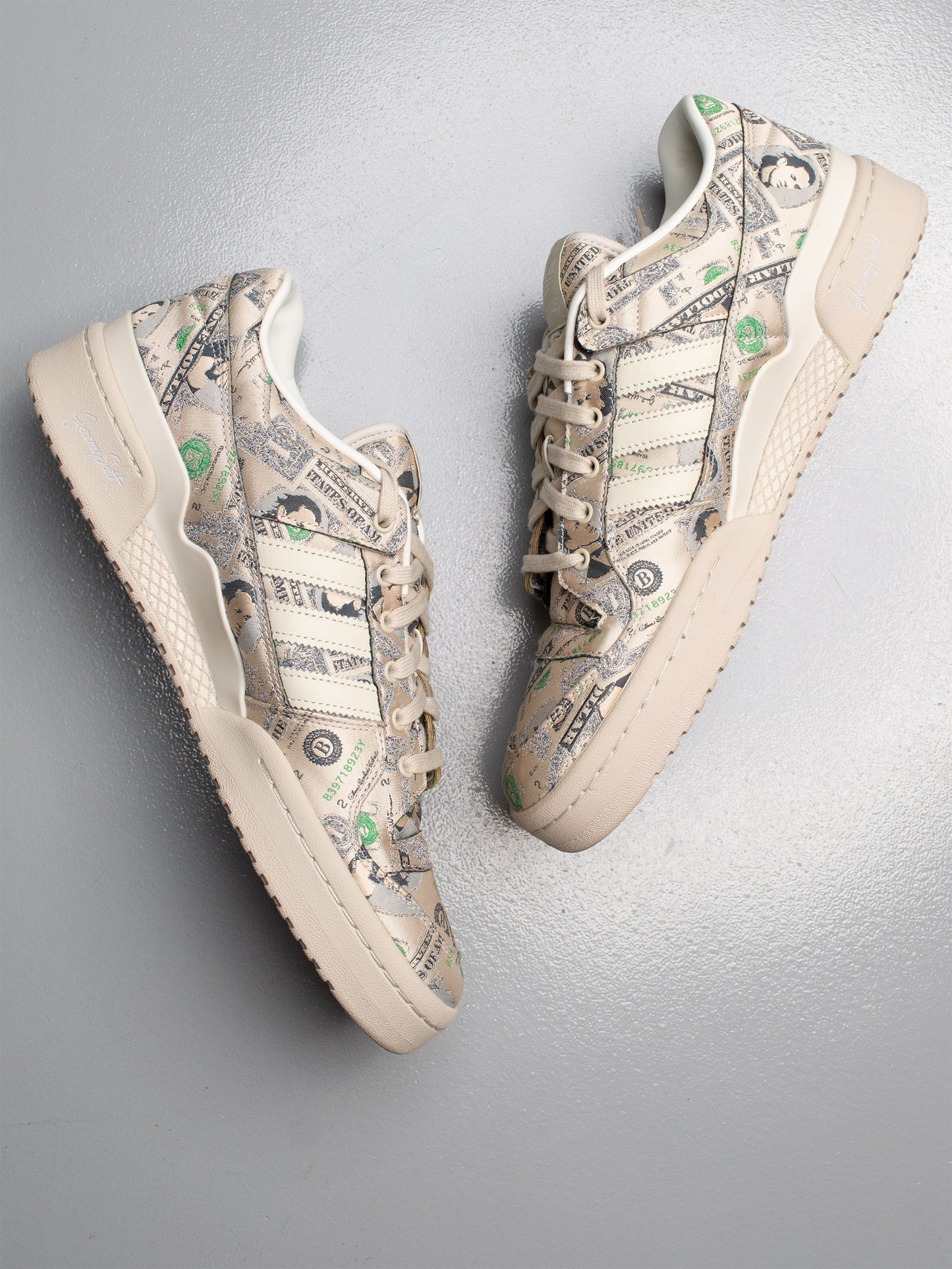 adidas Originals X Jeremy Scott 2021 JS Forum Money Lo - size 47 1/3