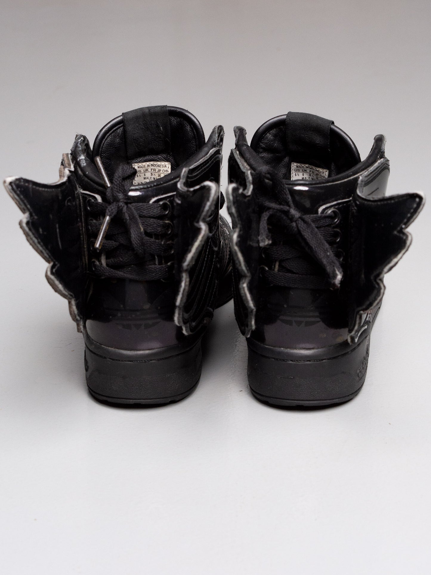 adidas Originals by Jeremy Scott S/S 2013 JS Wings 2.0 "Patent Black" - size 39 1/3