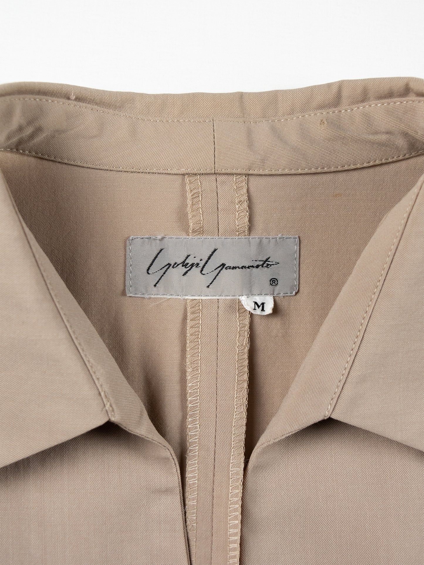 Yohji Yamamoto - (late 80's / early 90's) linen shirt - size M