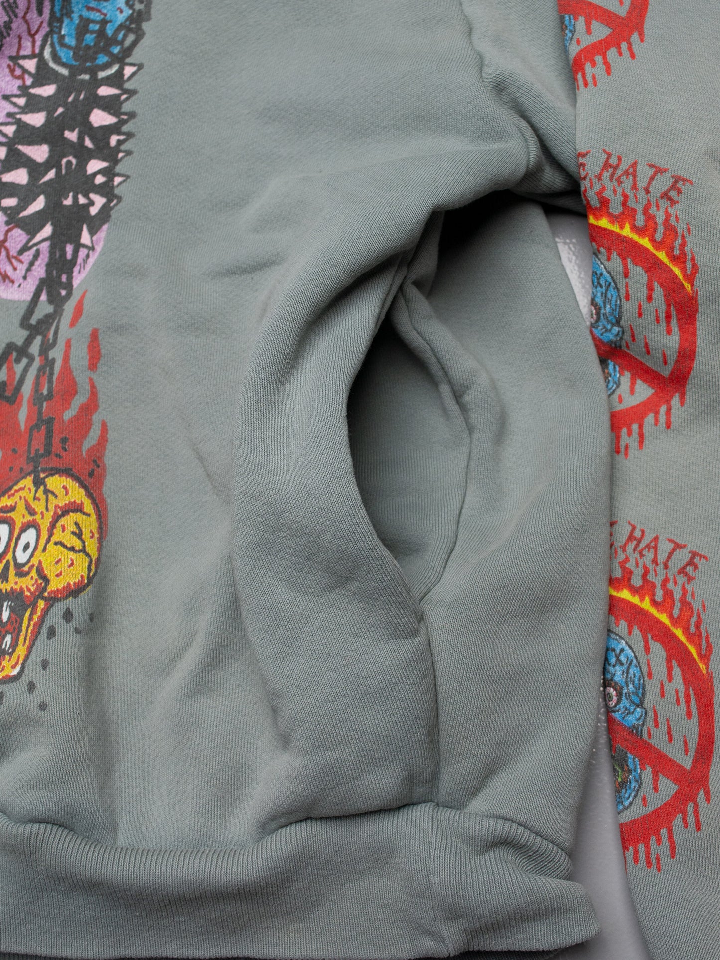 YEEZY Season 6 (2018) - Kanye West X XXXTENTACION hoodie (Glacier) - size M