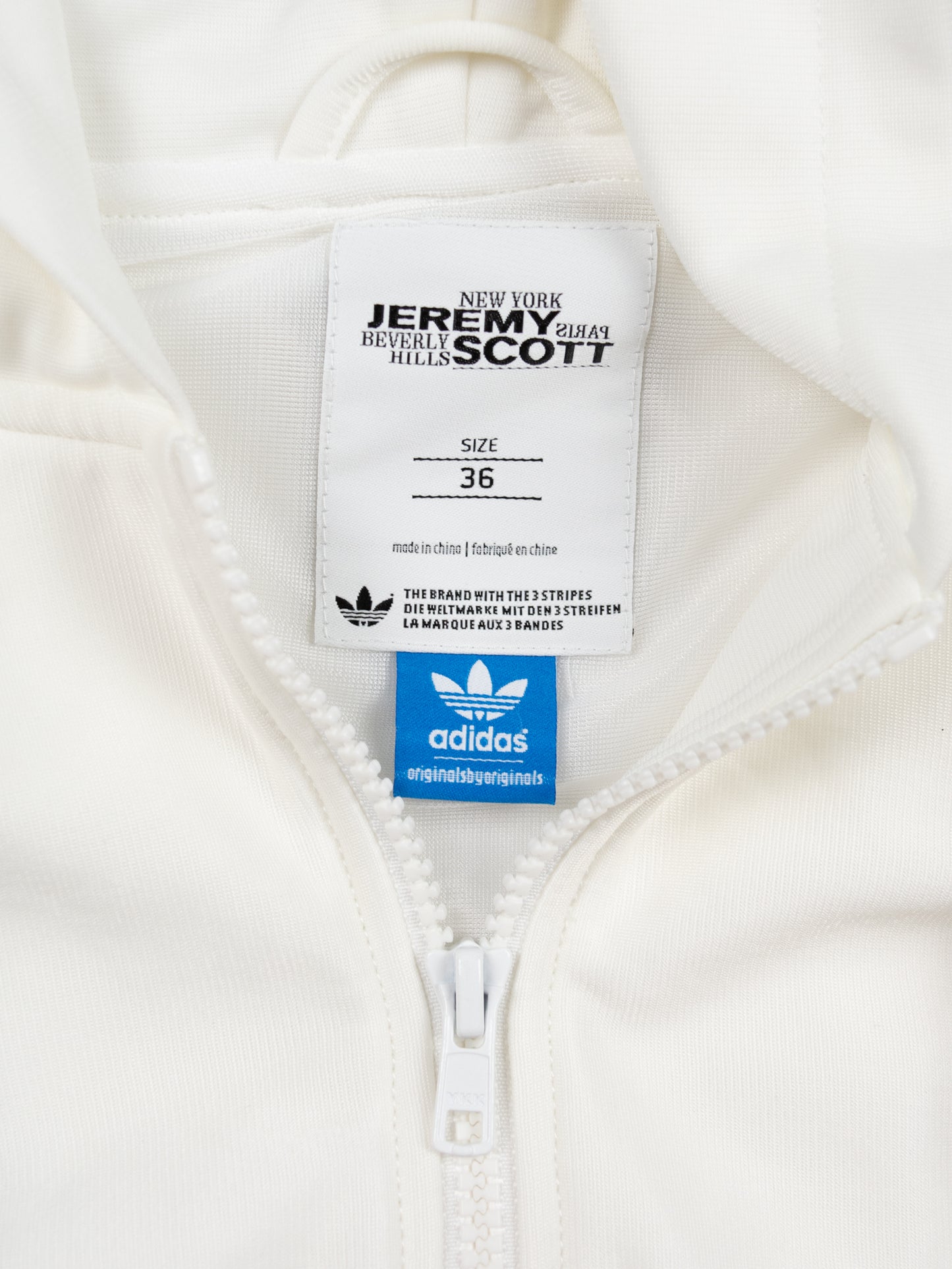 adidas Originals by Jeremy Scott - A/W 2010 - winged hooded track jacket - women's size 36