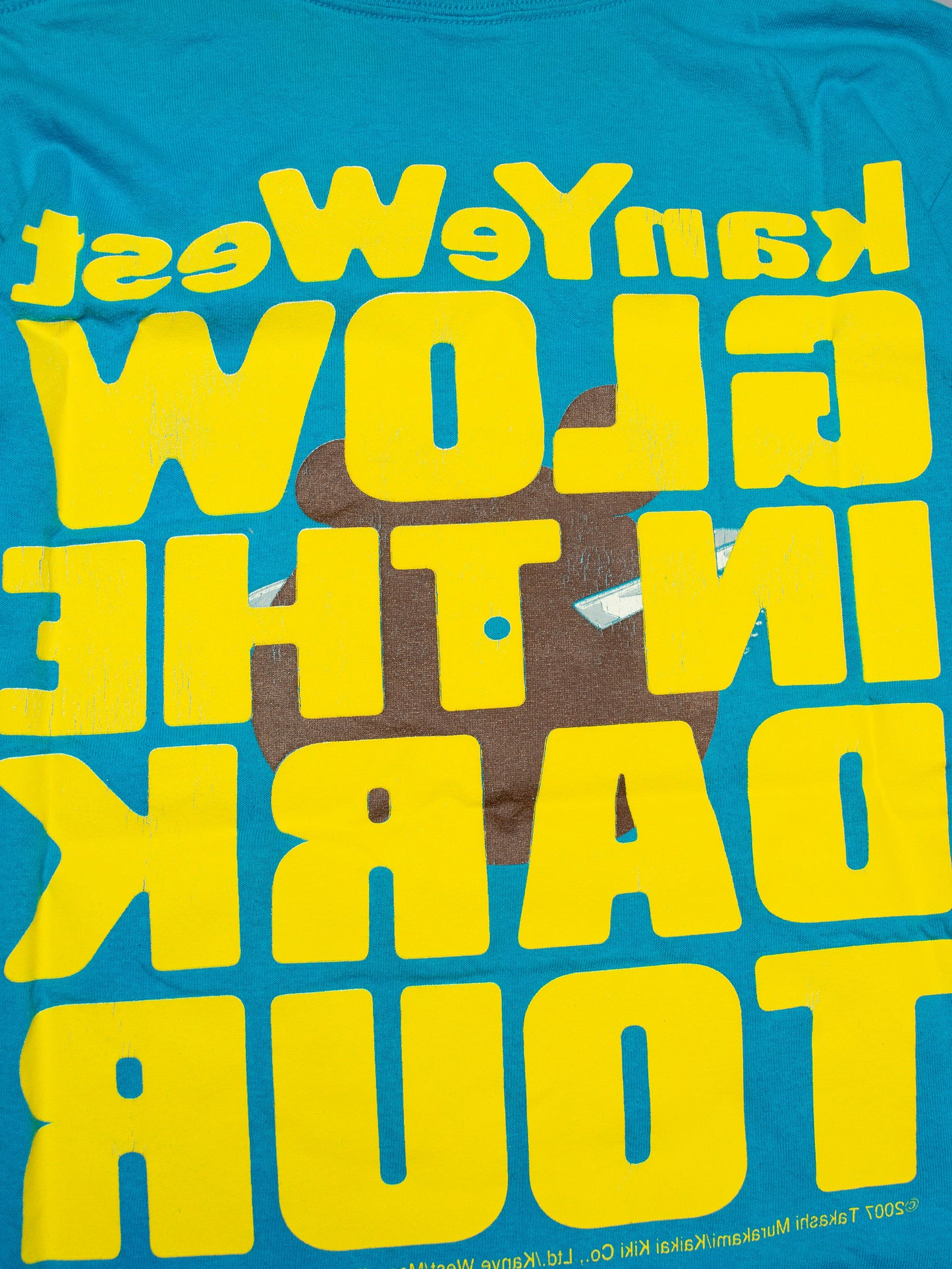 2007 Kanye West Glow In The Dark Tour t-shirt - size S