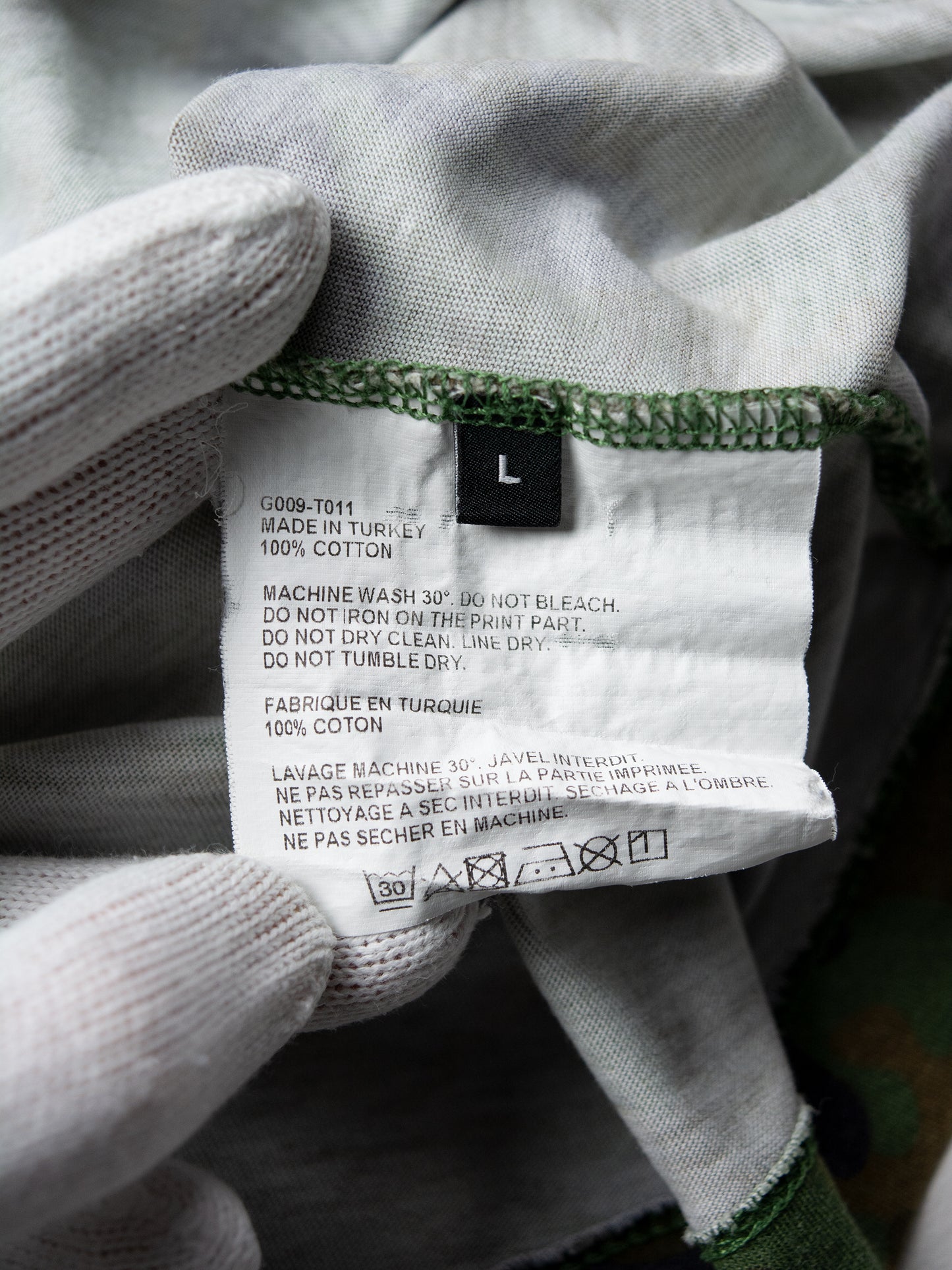 Gosha Rubchinskiy - A/W 2016 - logo t-shirt (camo) - size L