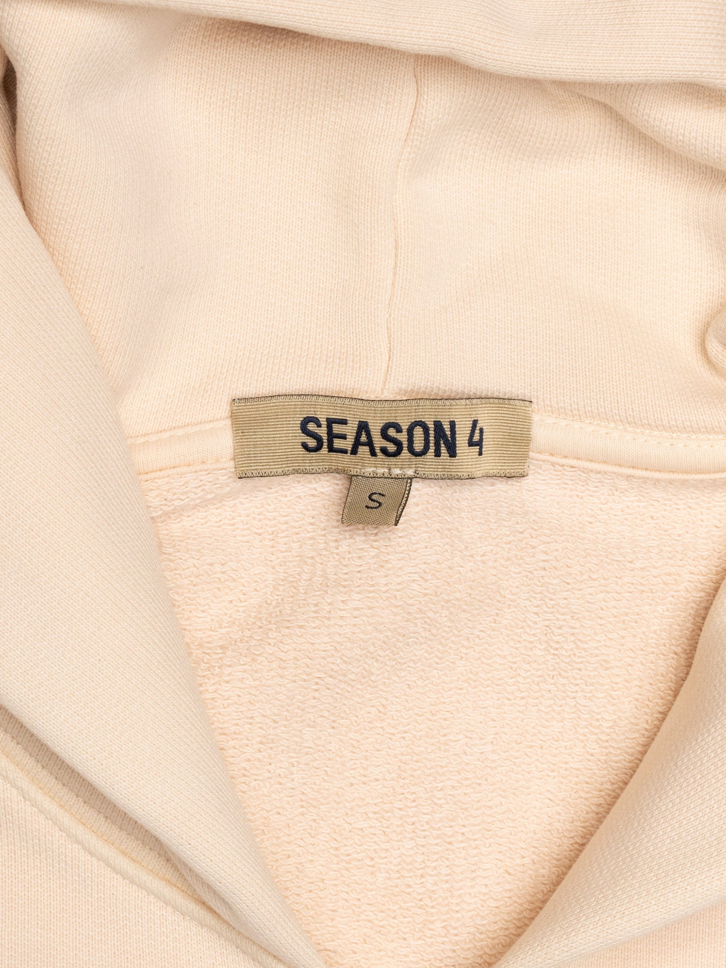 YEEZY Season 4 (2017) - Light Sand zip-up hoodie - size S