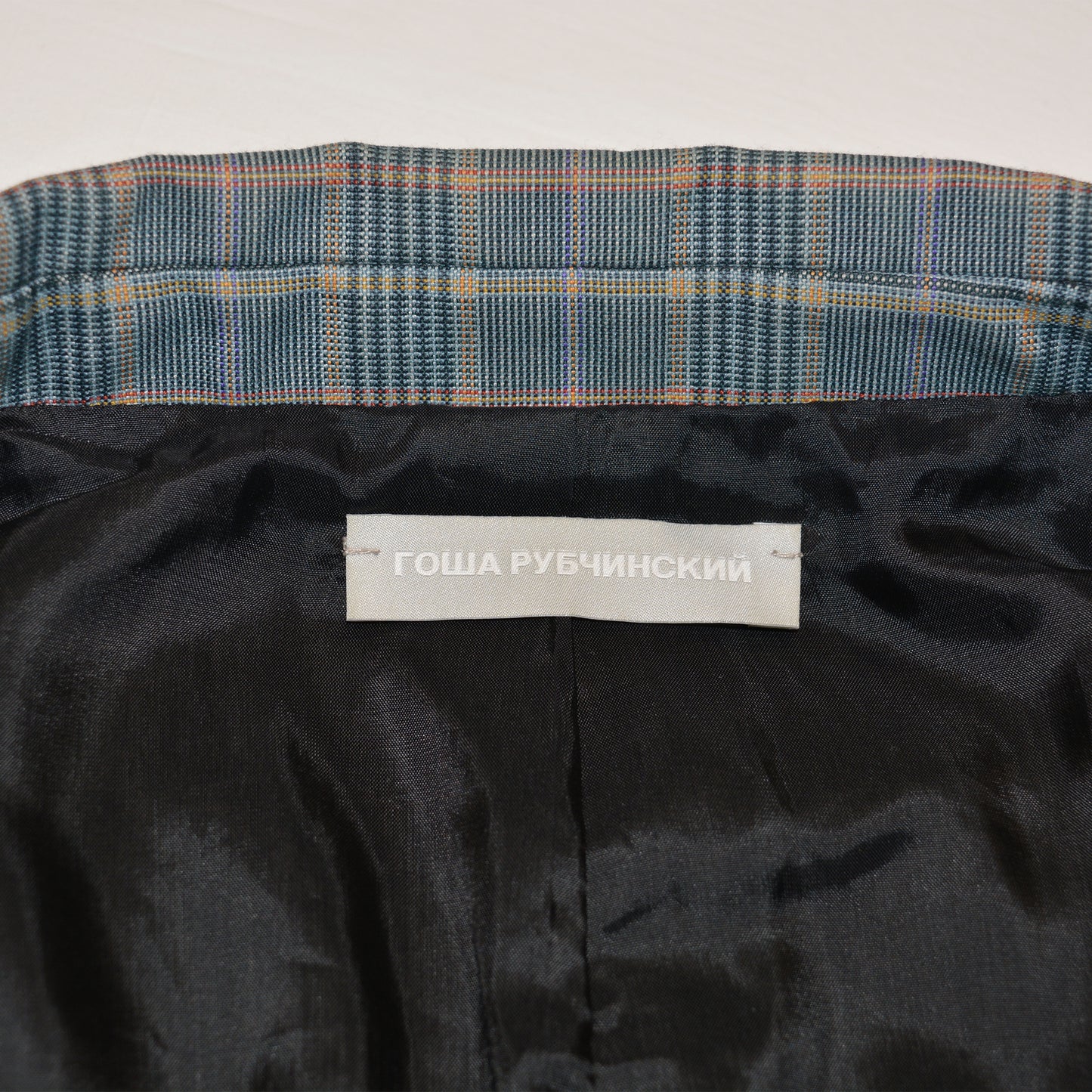 Gosha Rubchinskiy - S/S 2014 - check blazer - size M