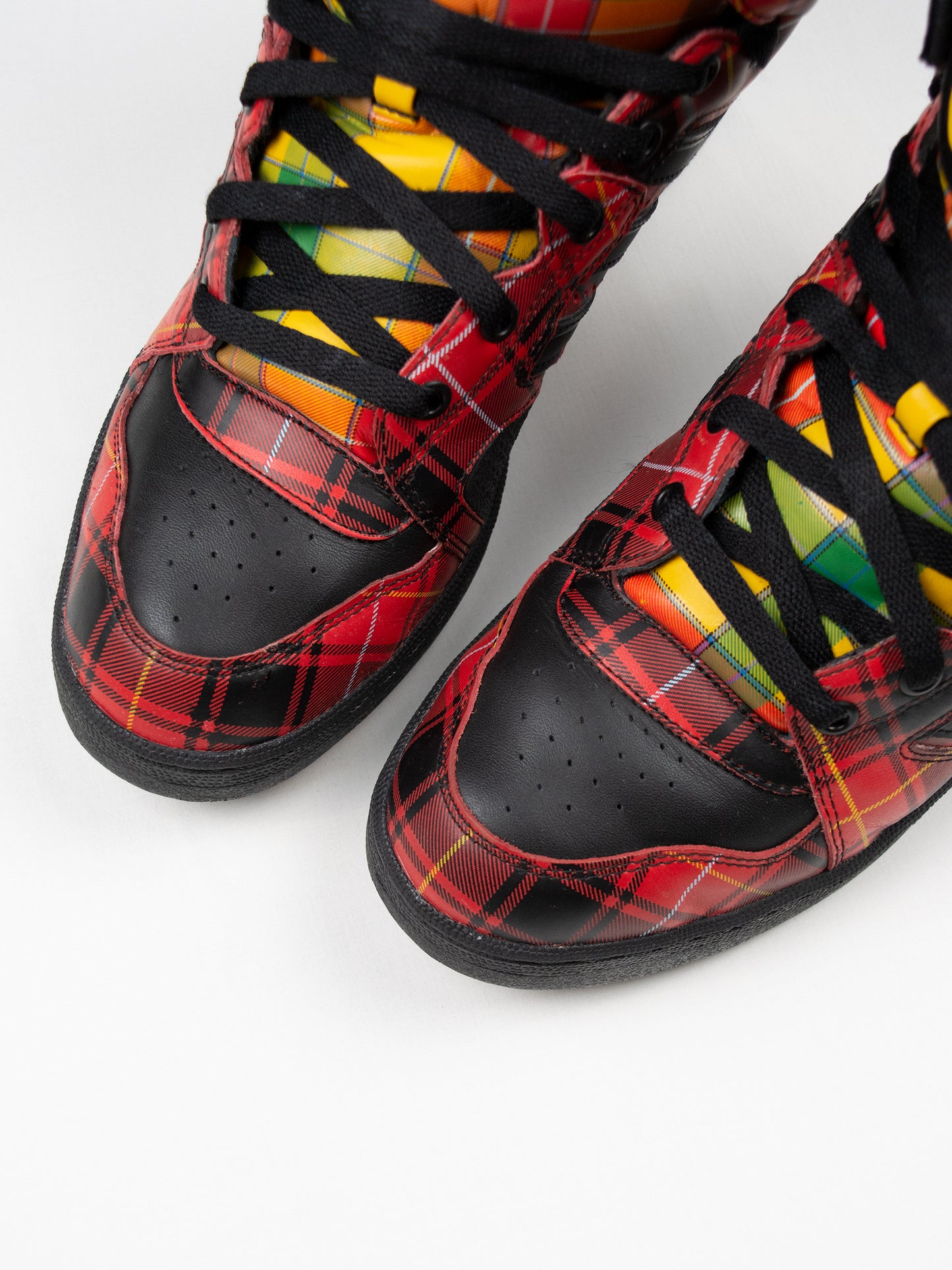 adidas Originals by Jeremy Scott - S/S 2013 - JS Instinct Hi "Plaid" - size 46