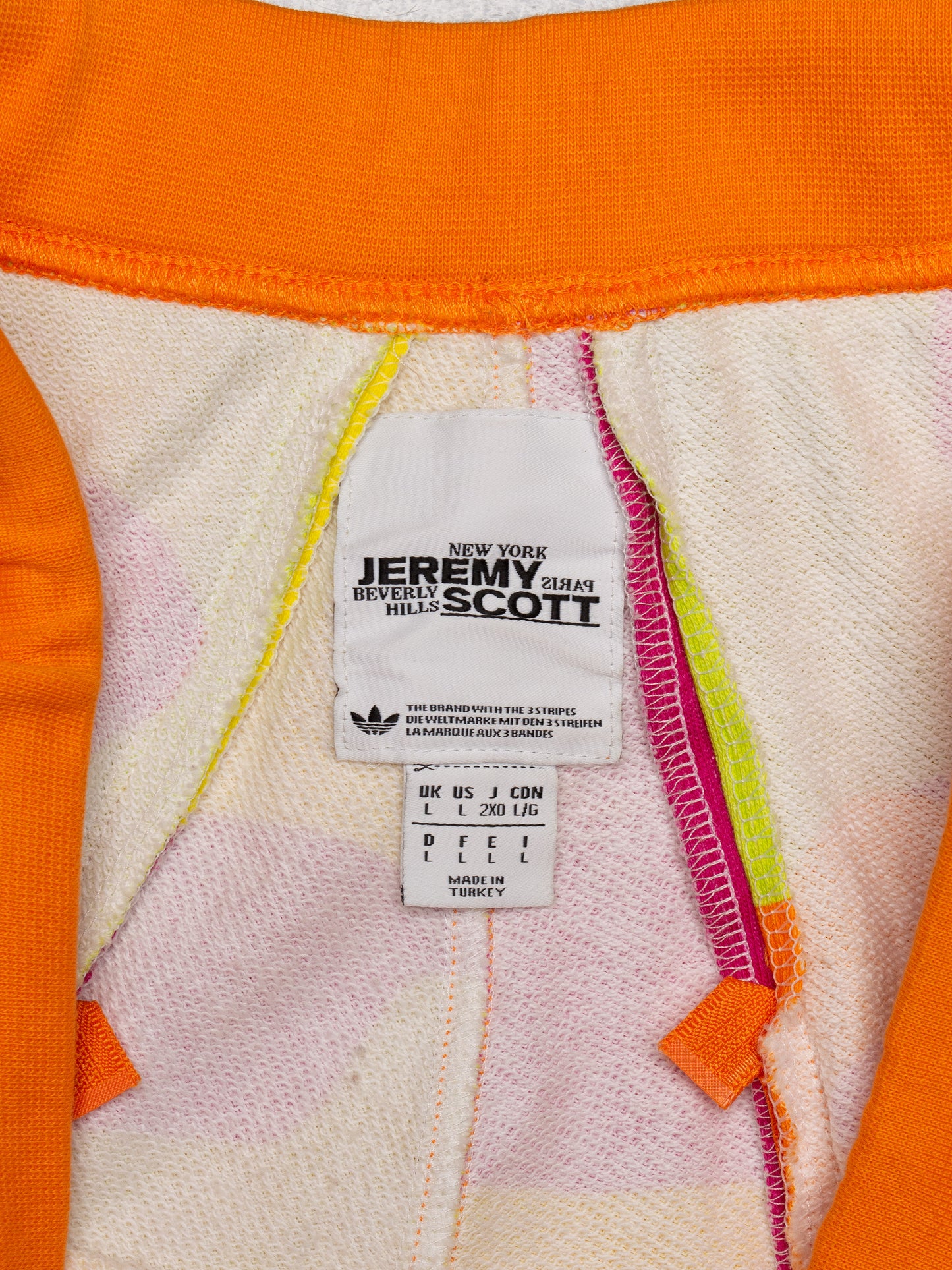 adidas Originals by Jeremy Scott A/W 2013 Neon Camo Sweat Pant - men's size L