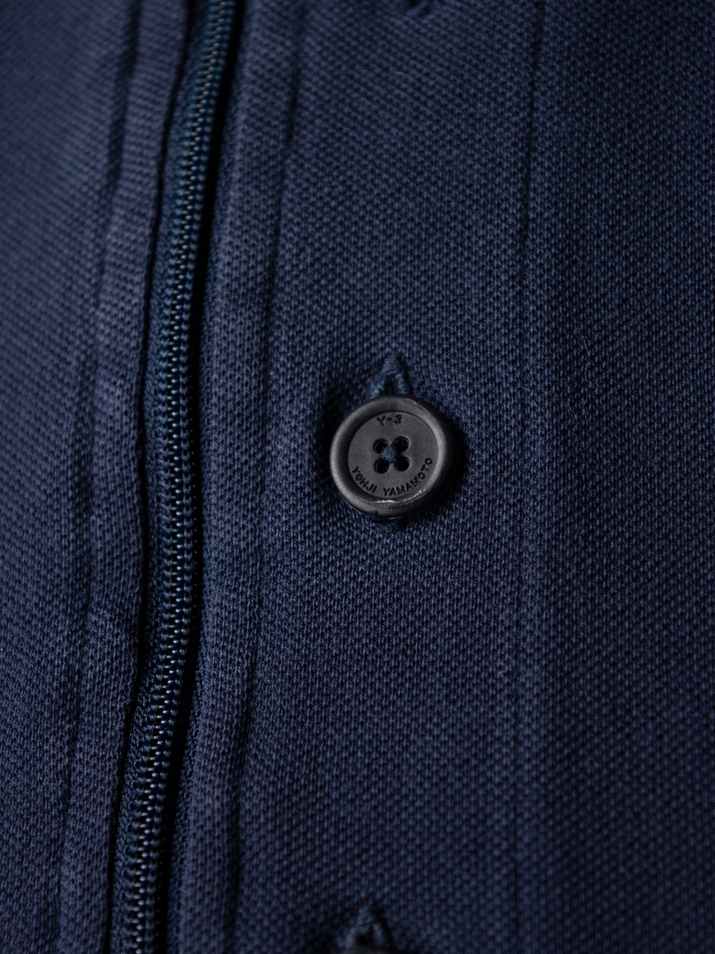Y-3 - S/S 2010 - polo with zipper detail - size S