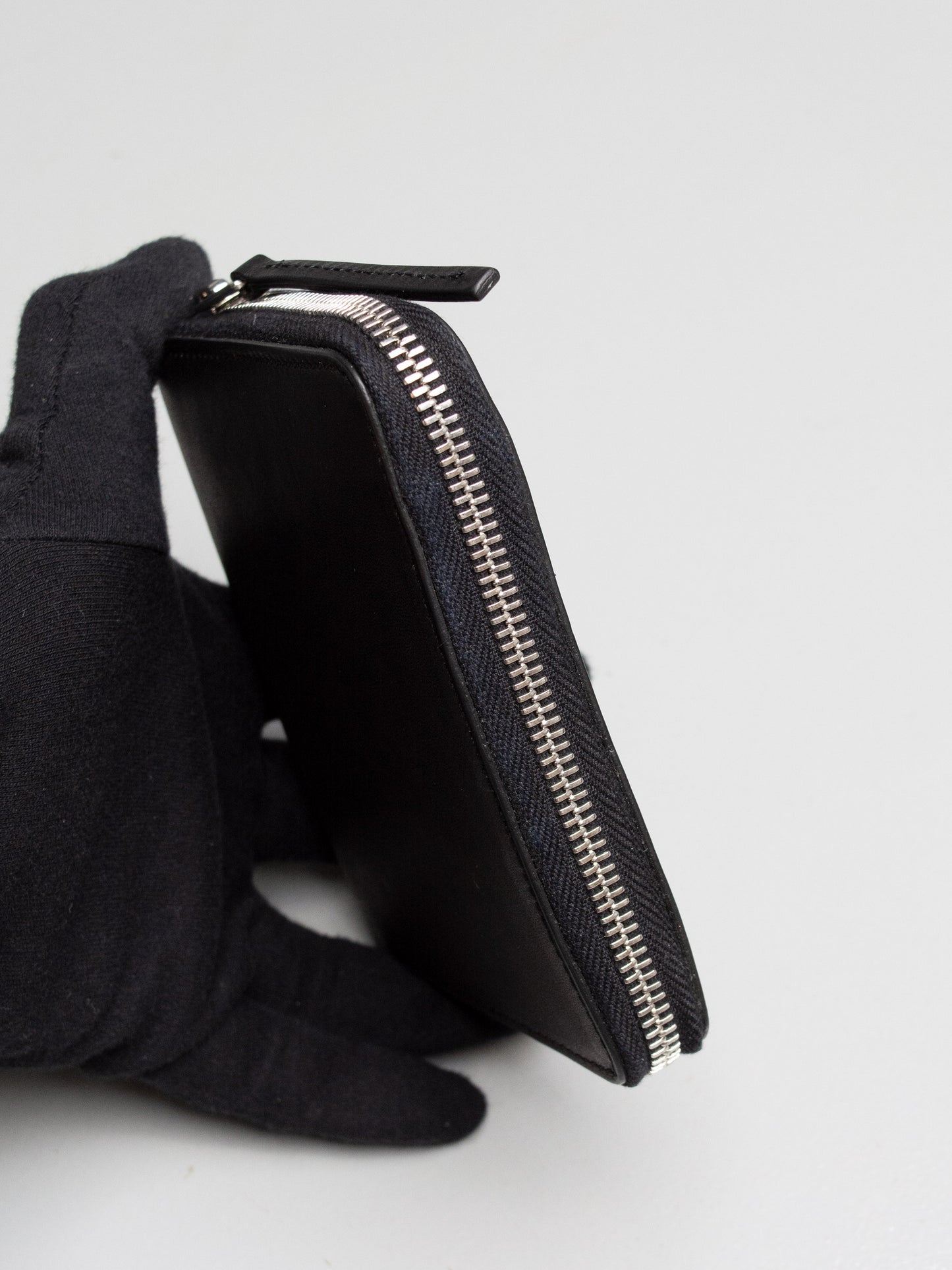 Rick Owens - leather zipped wallet