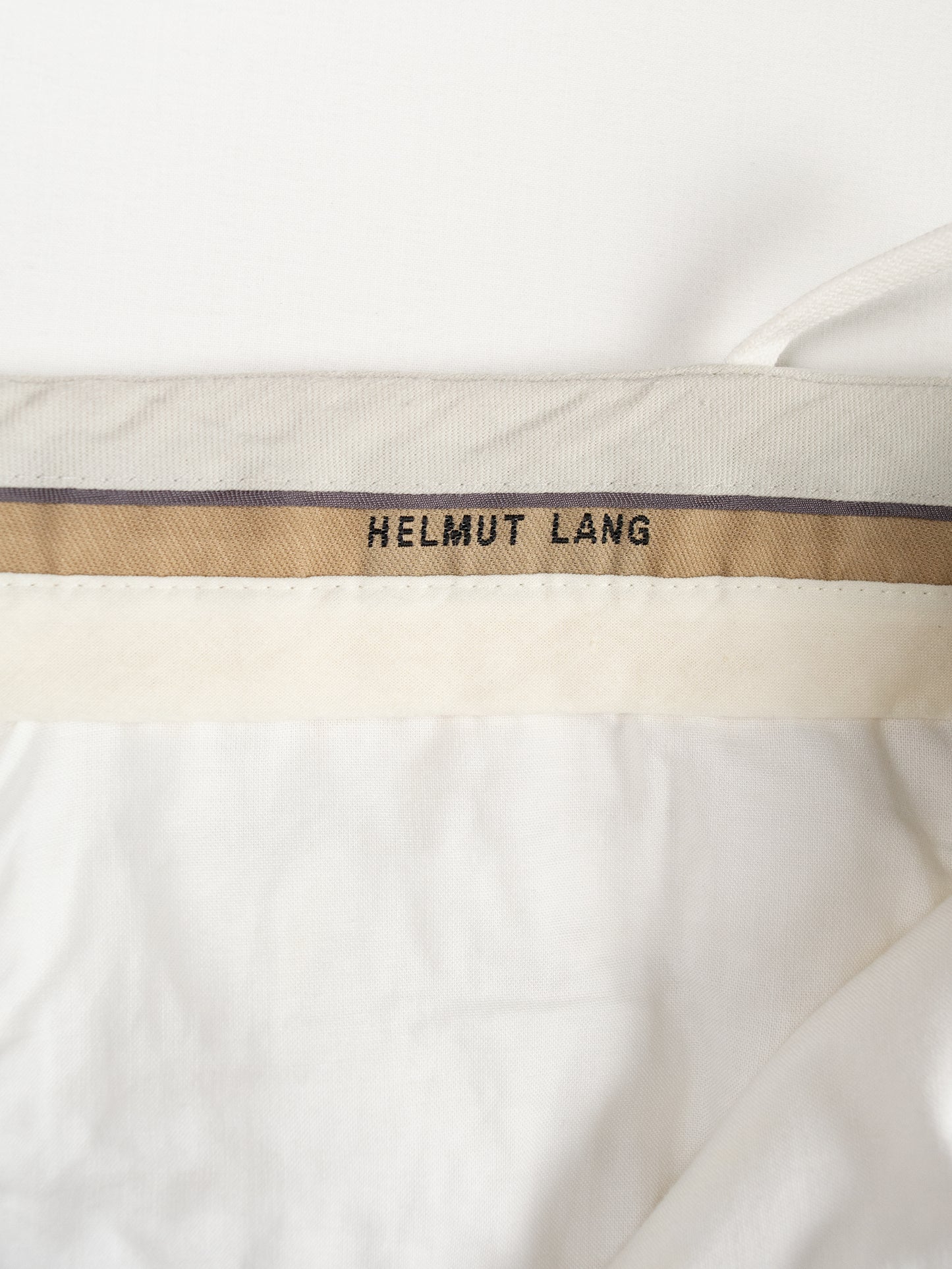Helmut Lang - 2000s - stretch cotton pants (white) - men's size 46
