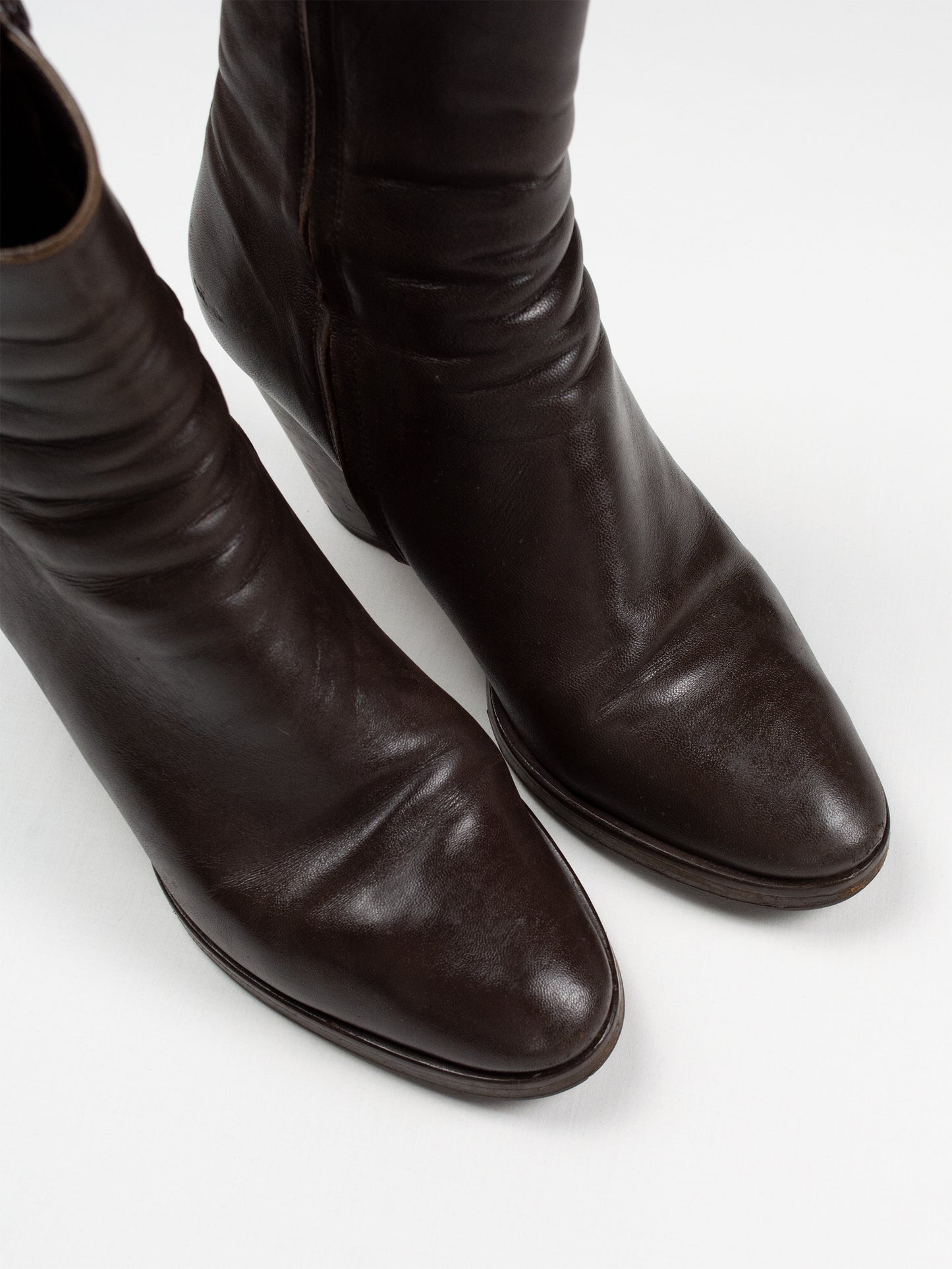 A.F.Vandevorst - nappa leather ankle boots (brown) - size 41