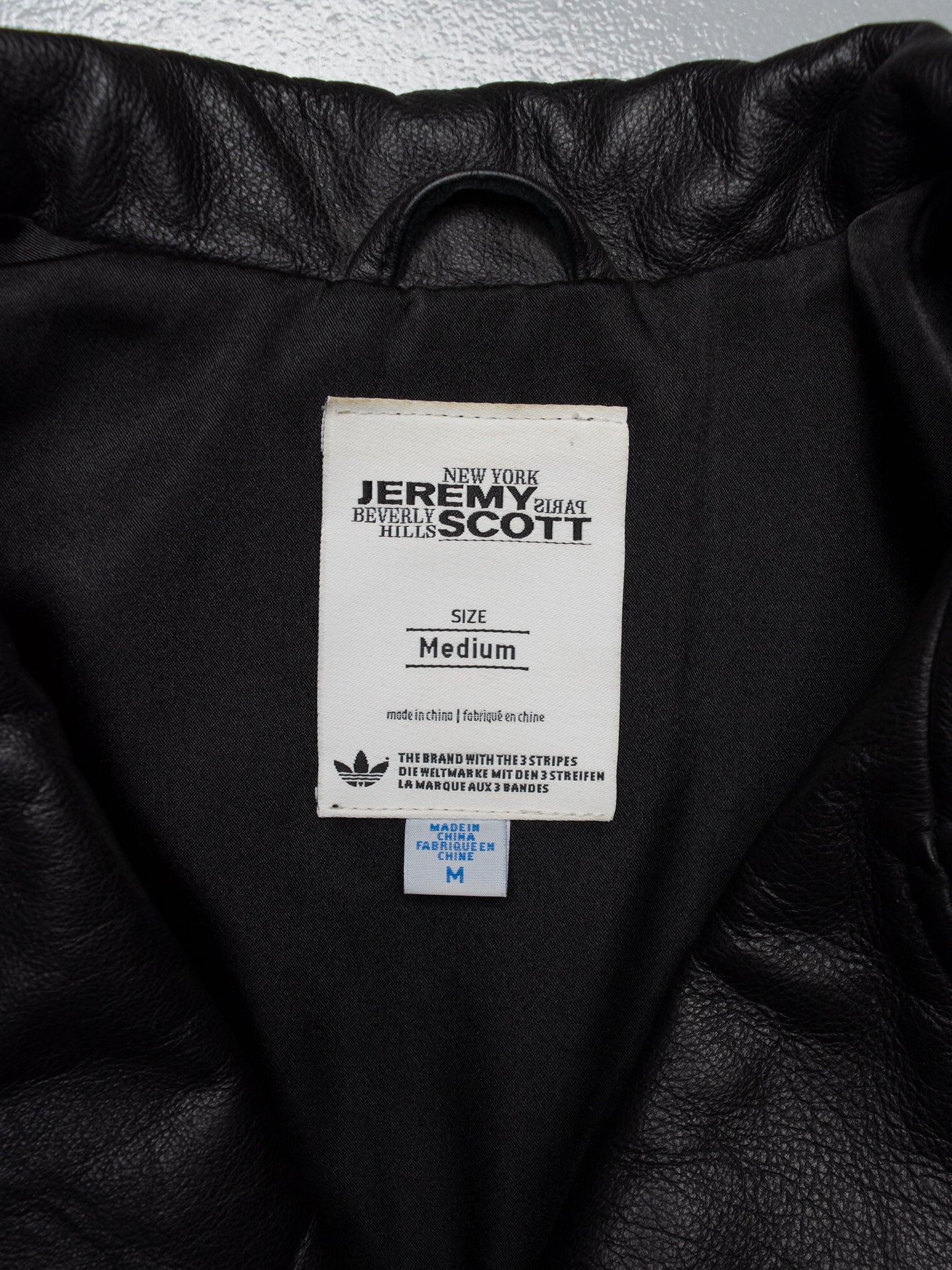 adidas Originals by Jeremy Scott - A/W 2011 - JS Wings Leather Jacket - size M